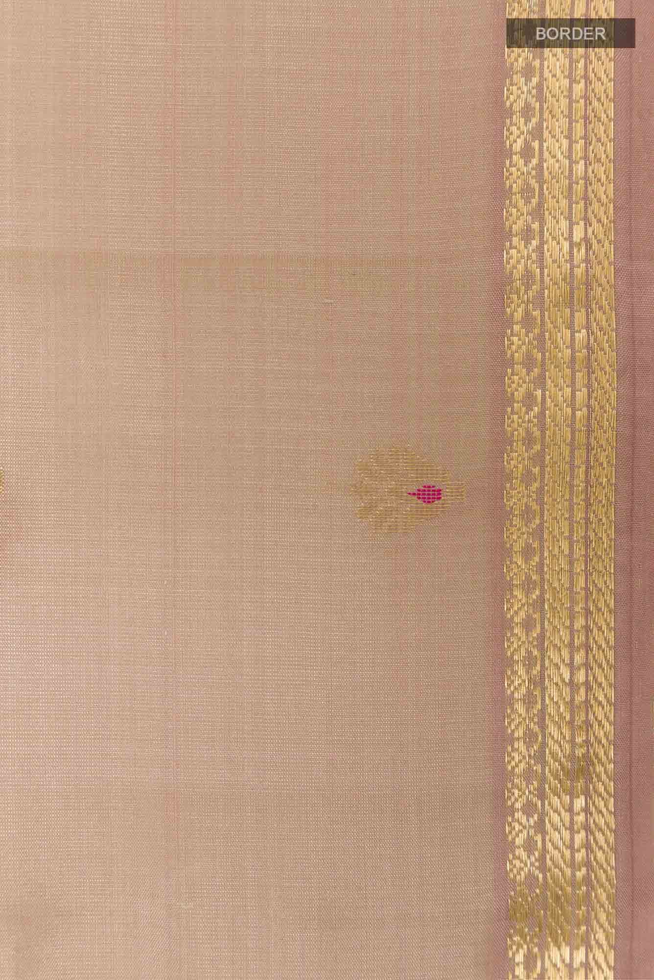 Beige Soft Silk Saree