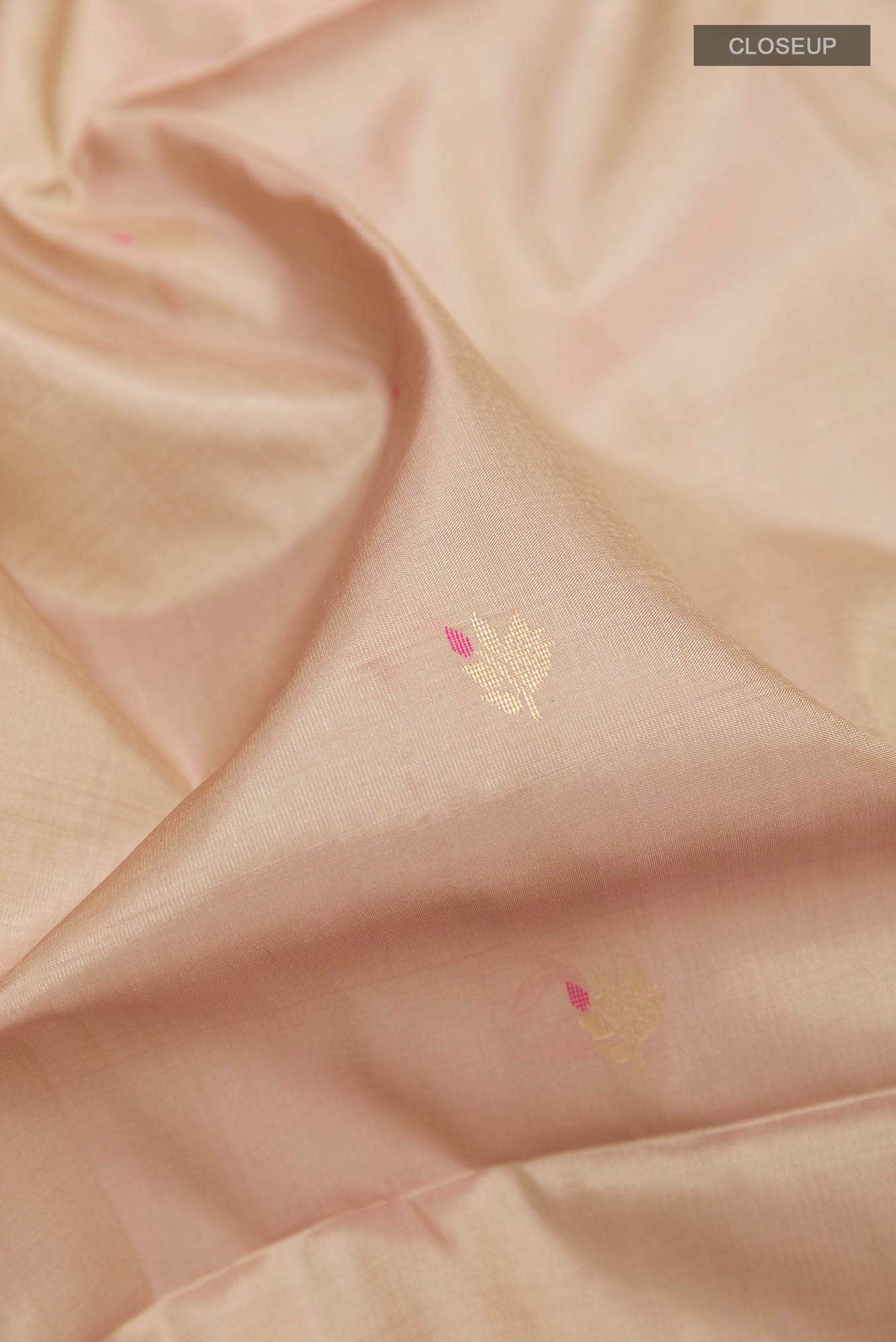 Beige Soft Silk Saree