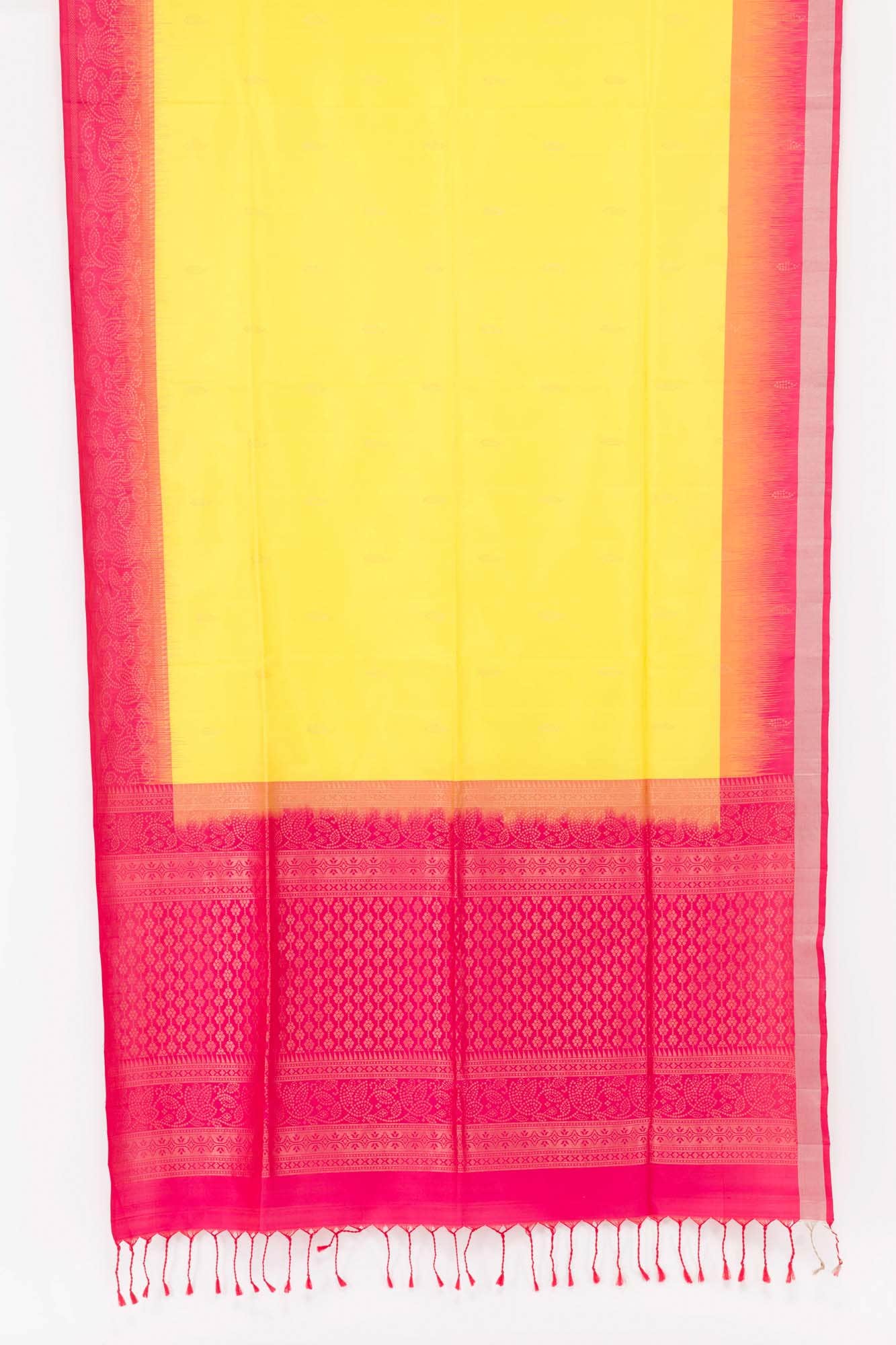 Yellow Soft Silk Saree