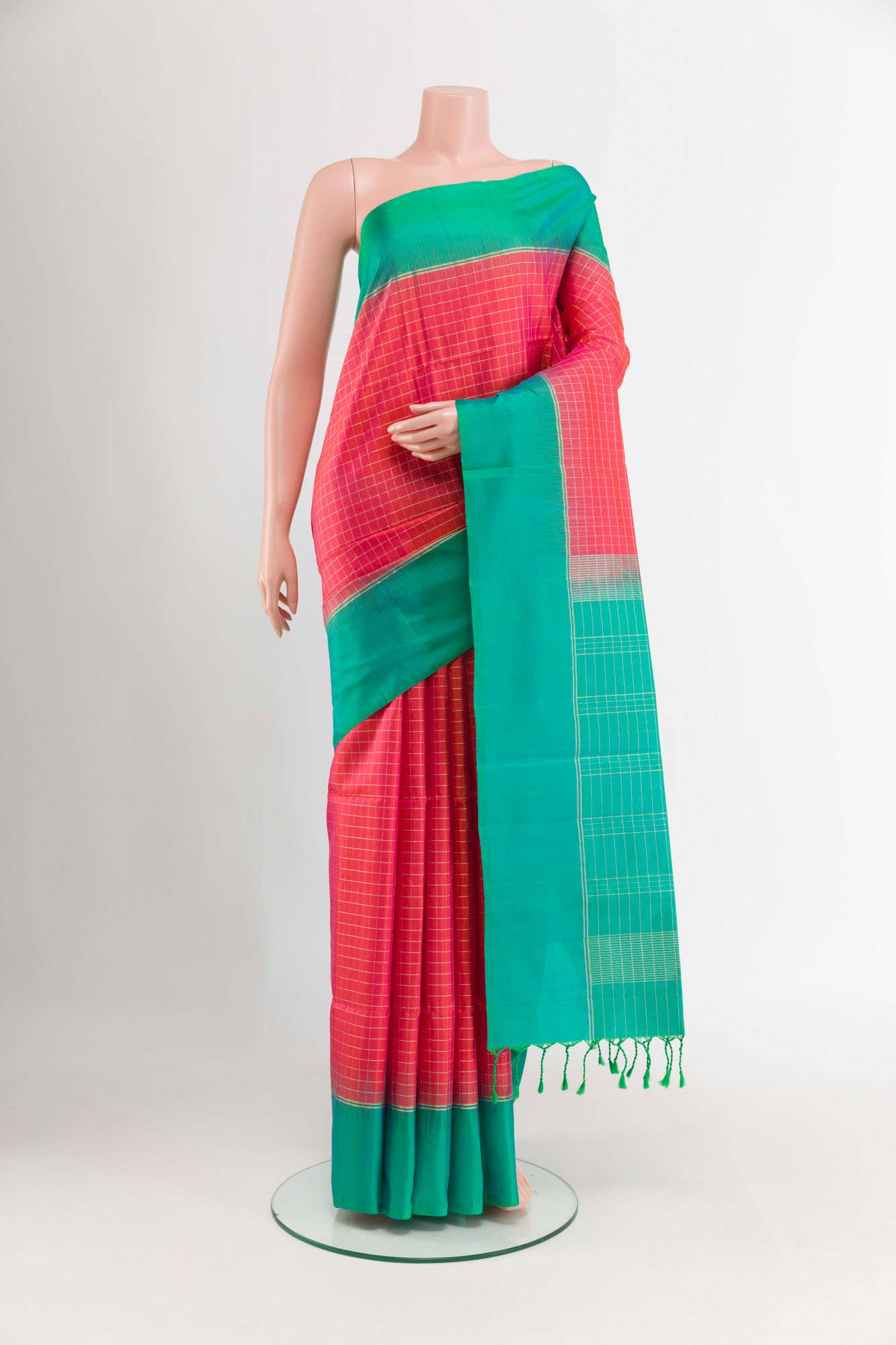 Pink Soft Silk Saree