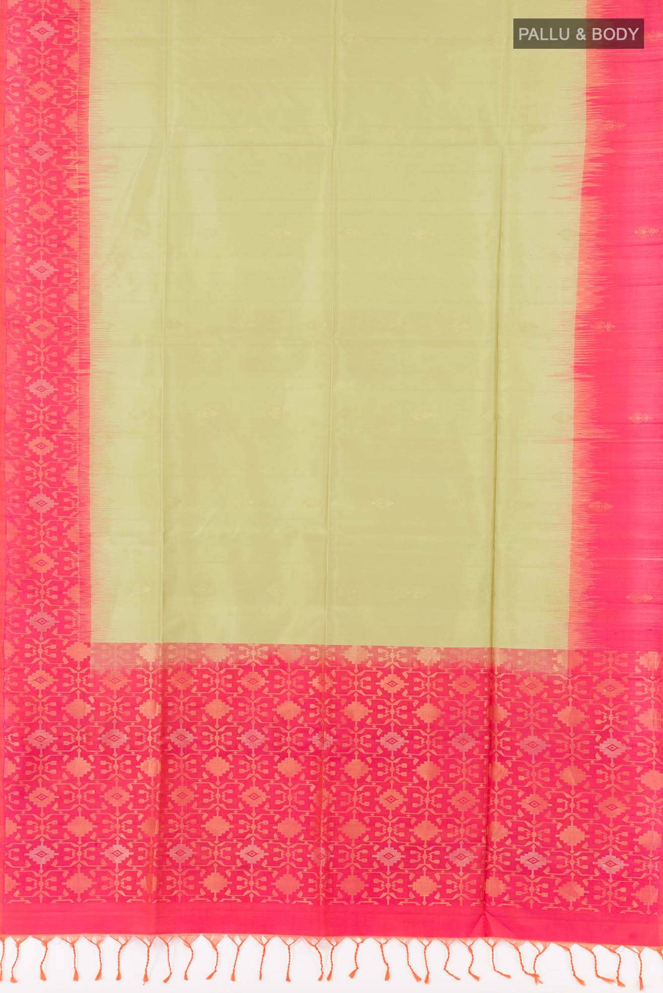 Pista Green Soft Silk Saree