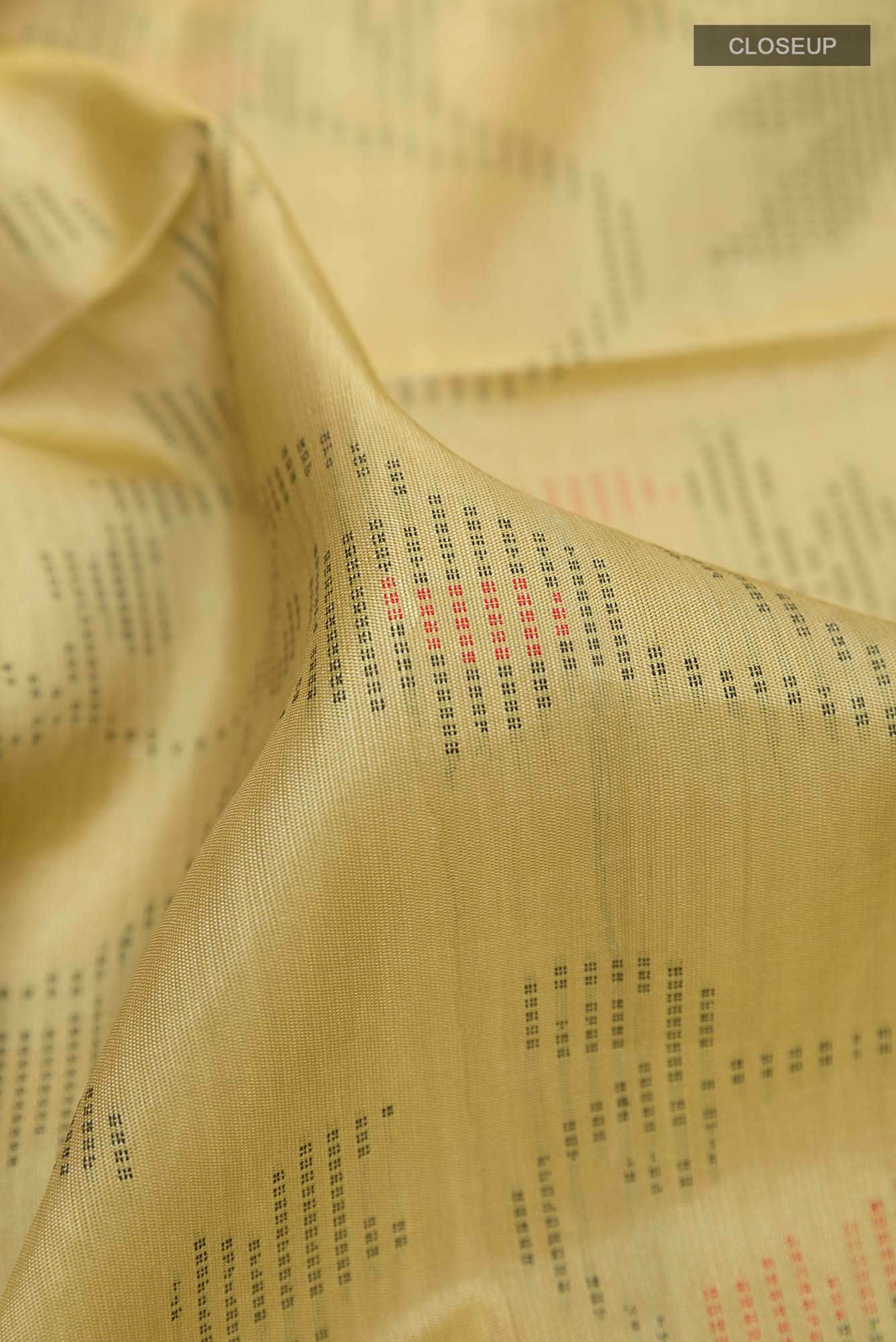 Beige Dual Tone Soft Silk Saree
