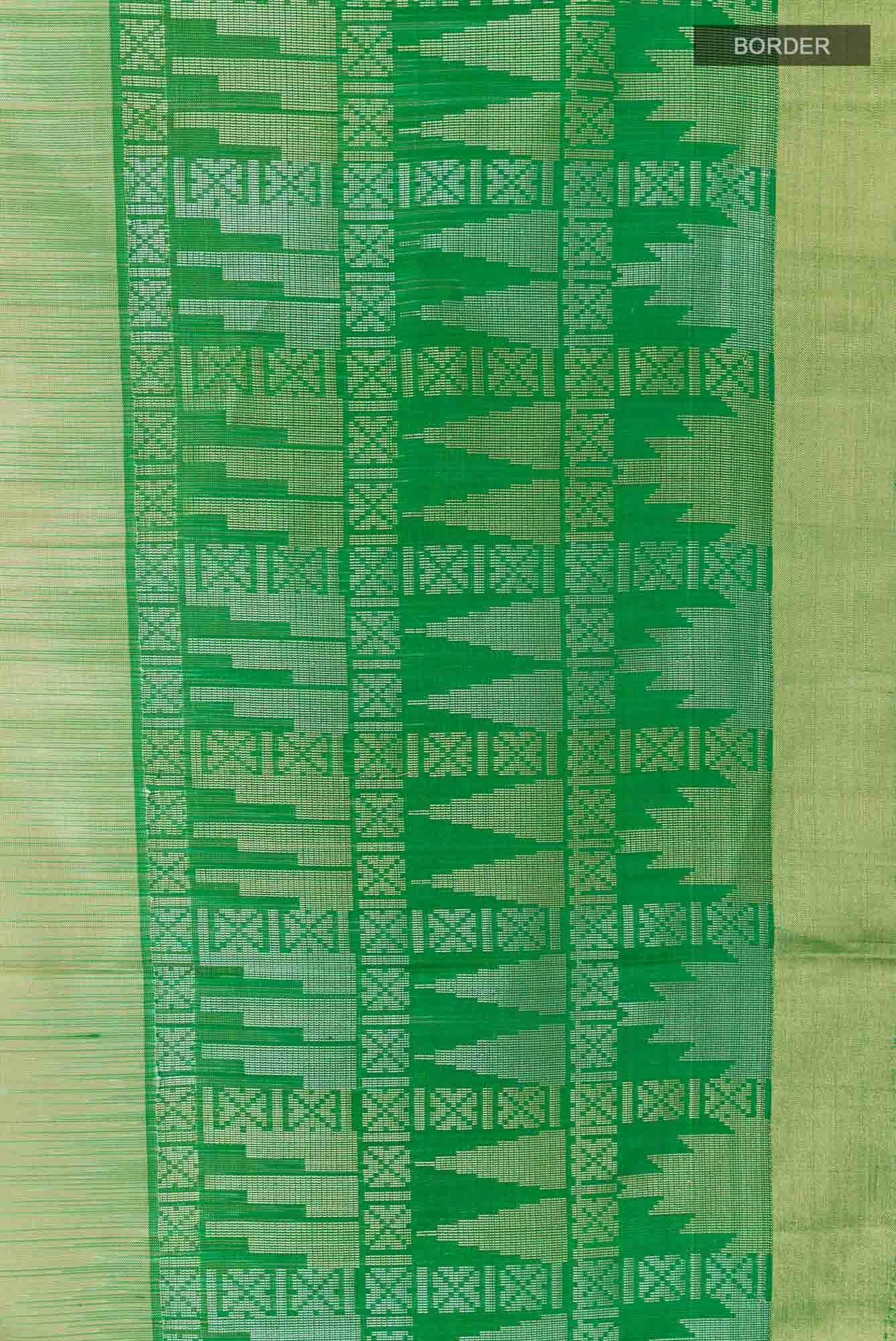 Pista Green Soft Silk Saree
