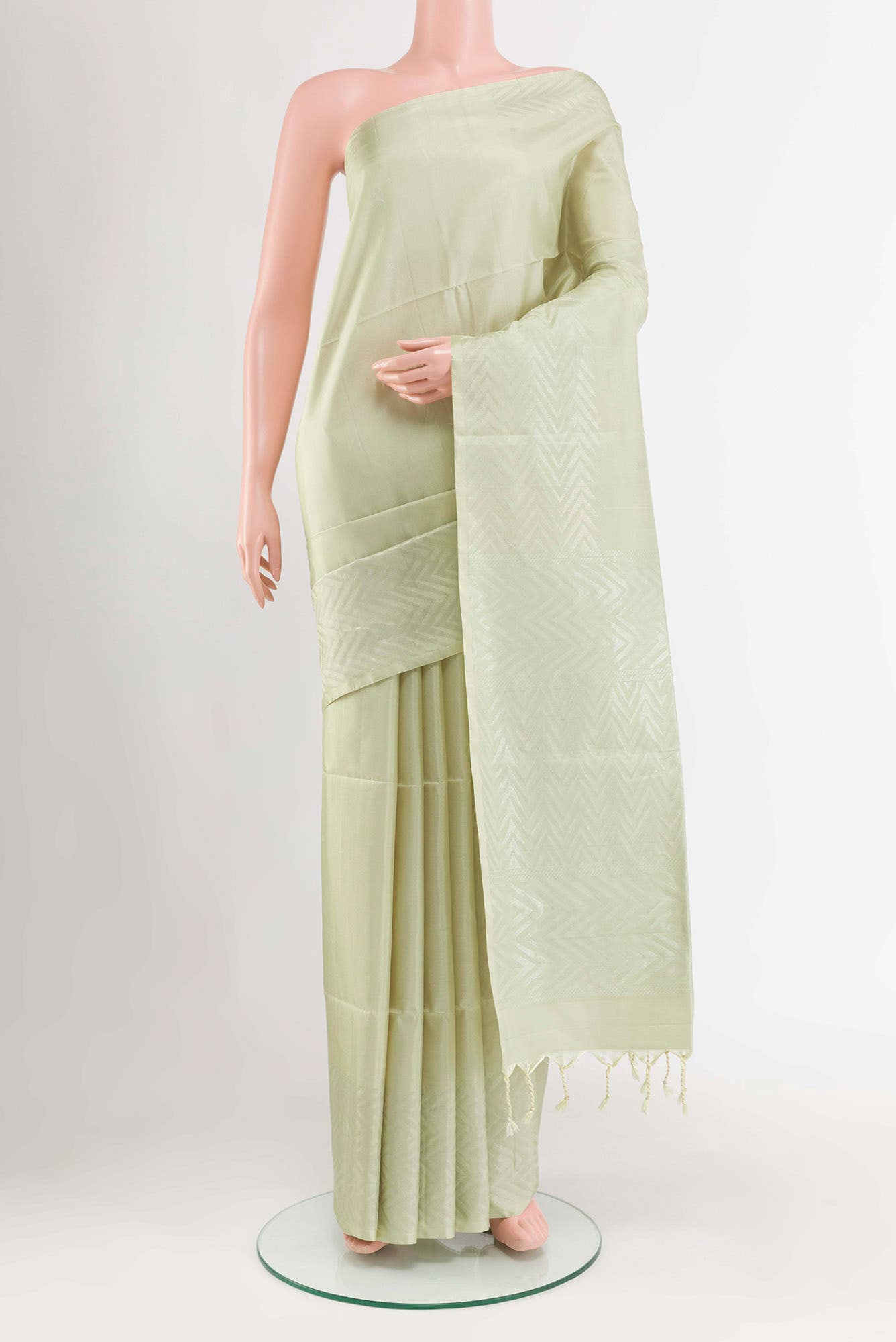 Light Green Soft Silk Saree