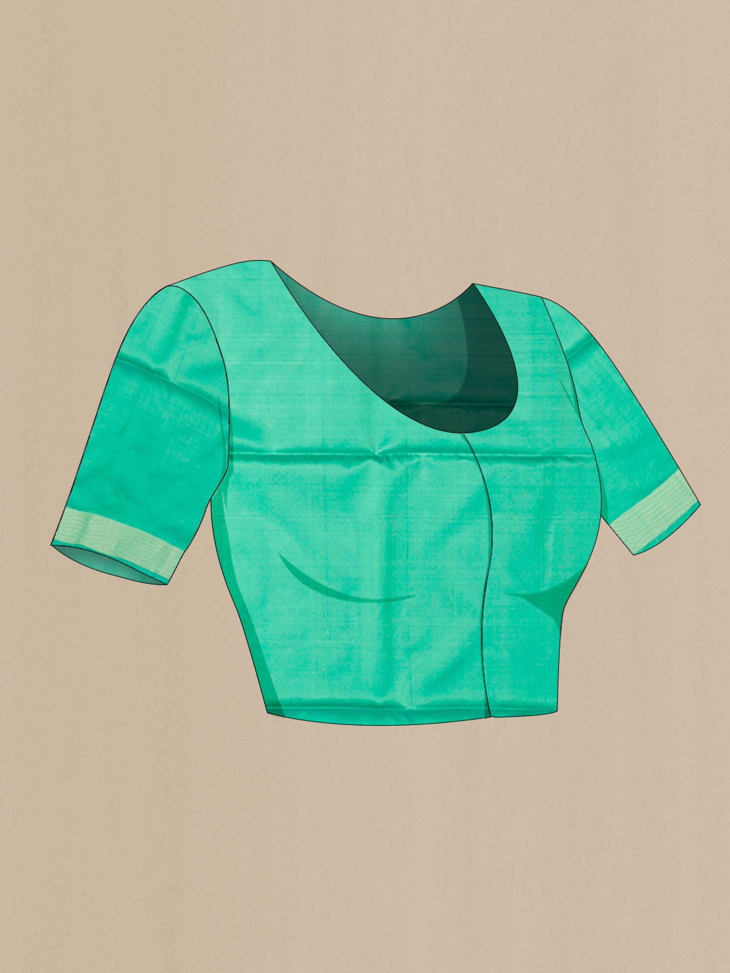 Mint Green Soft Silk Saree