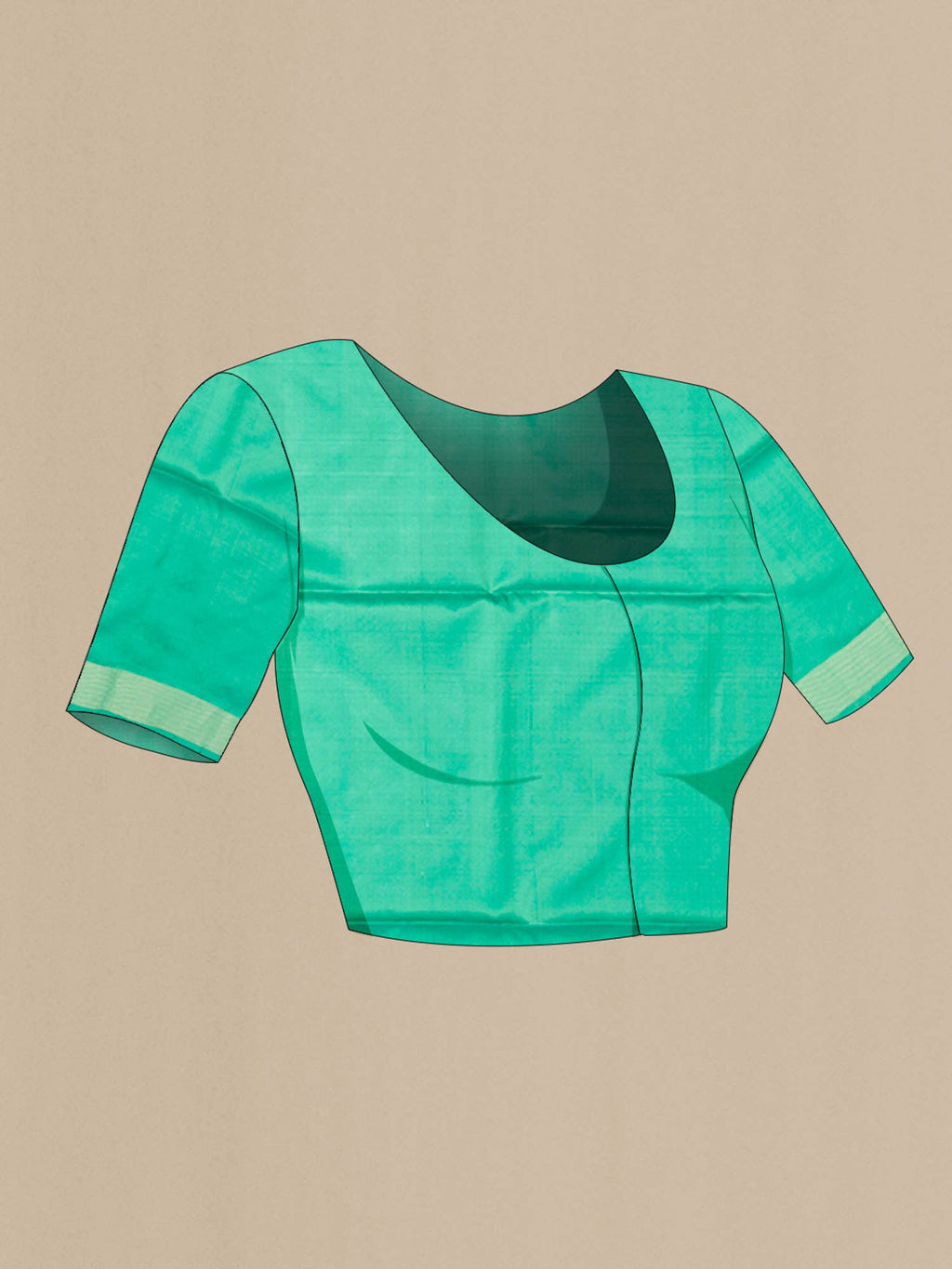 Mint Green Soft Silk Saree