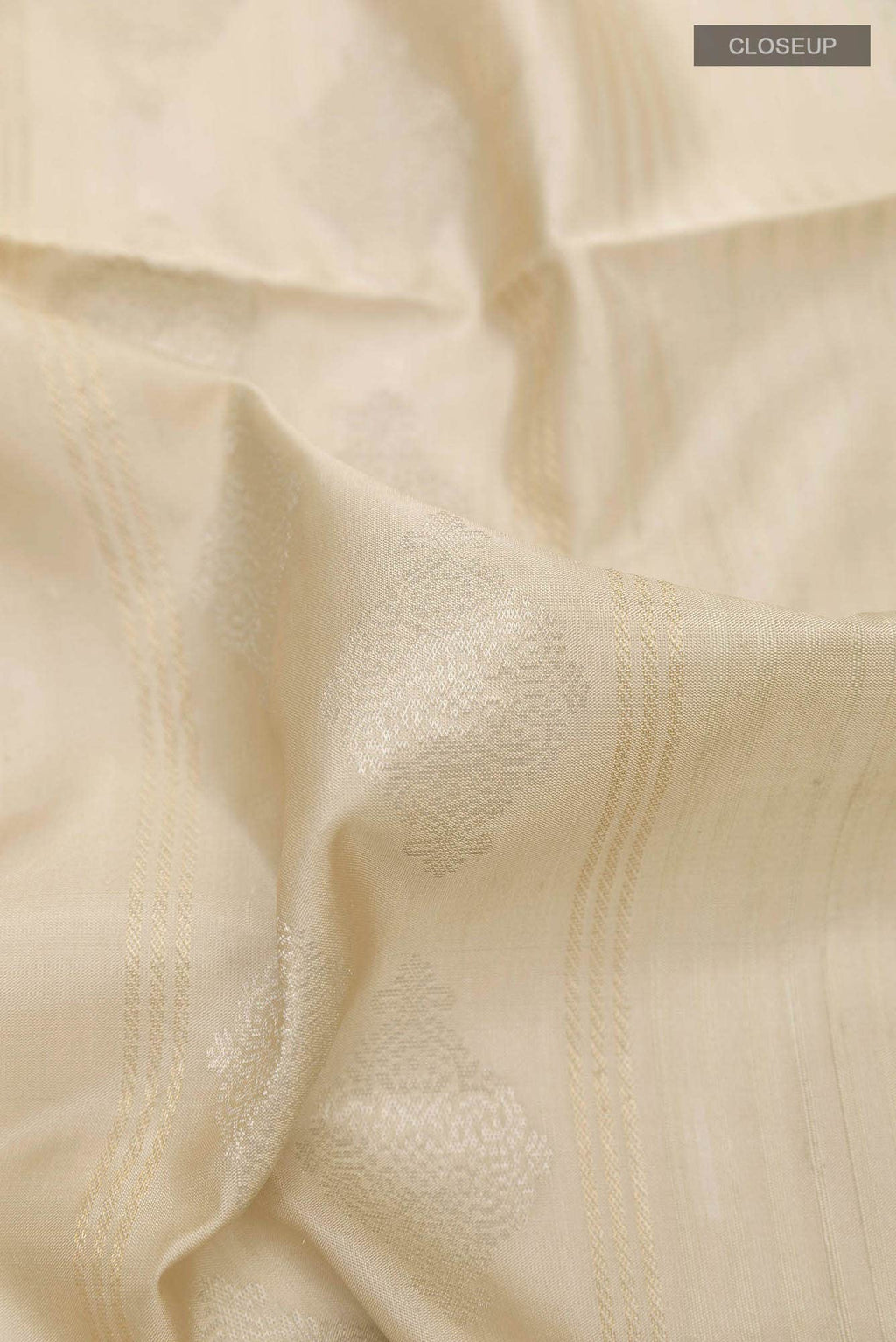 Cream Soft Silk Saree
