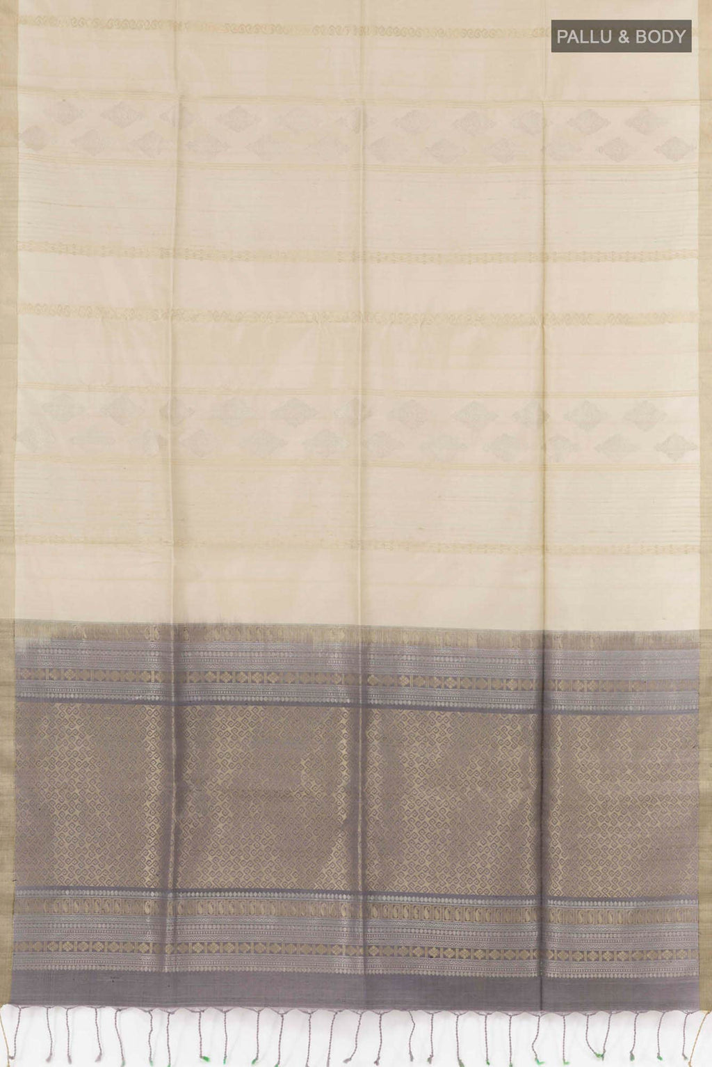 Cream Soft Silk Saree