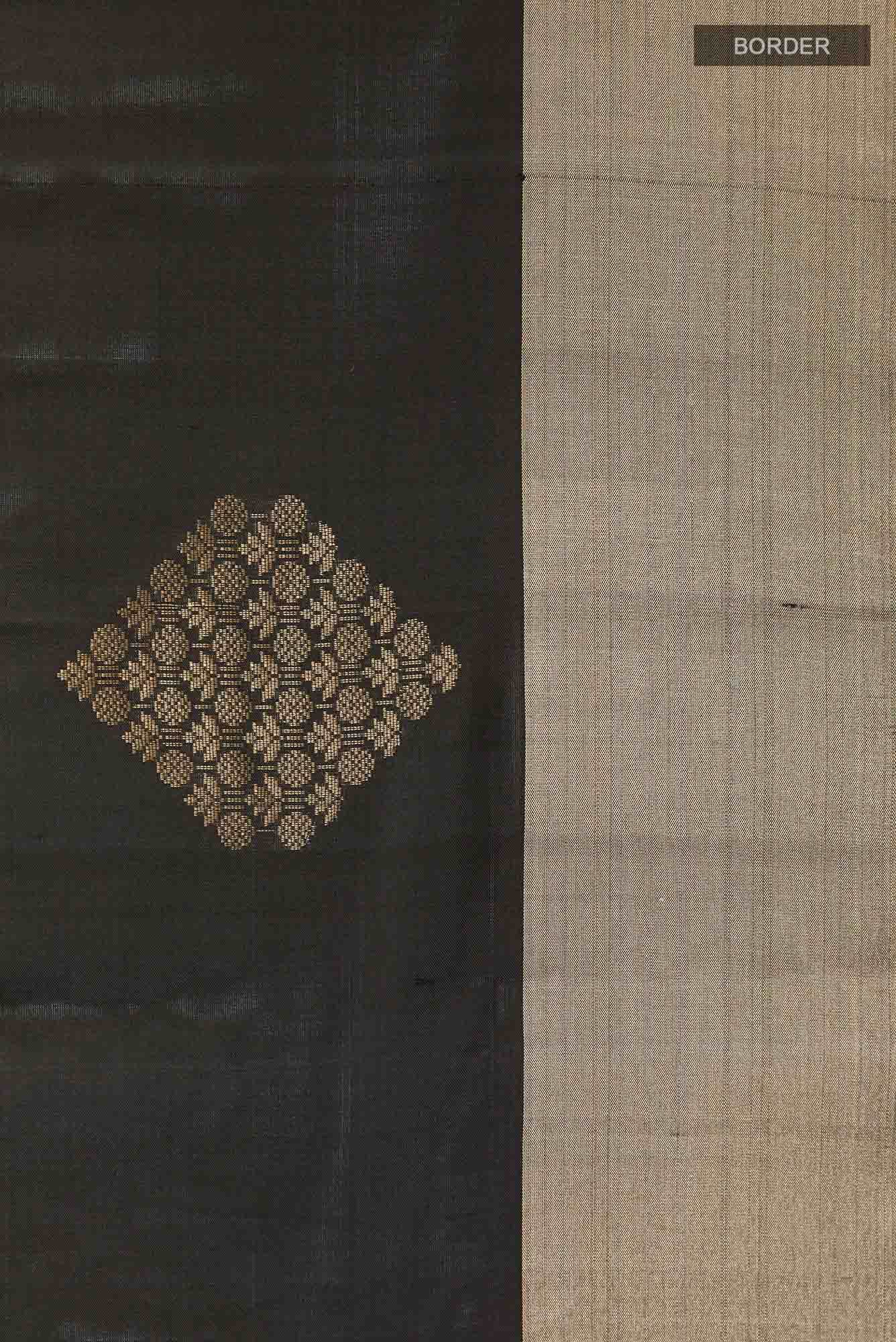 Black Soft Silk Saree