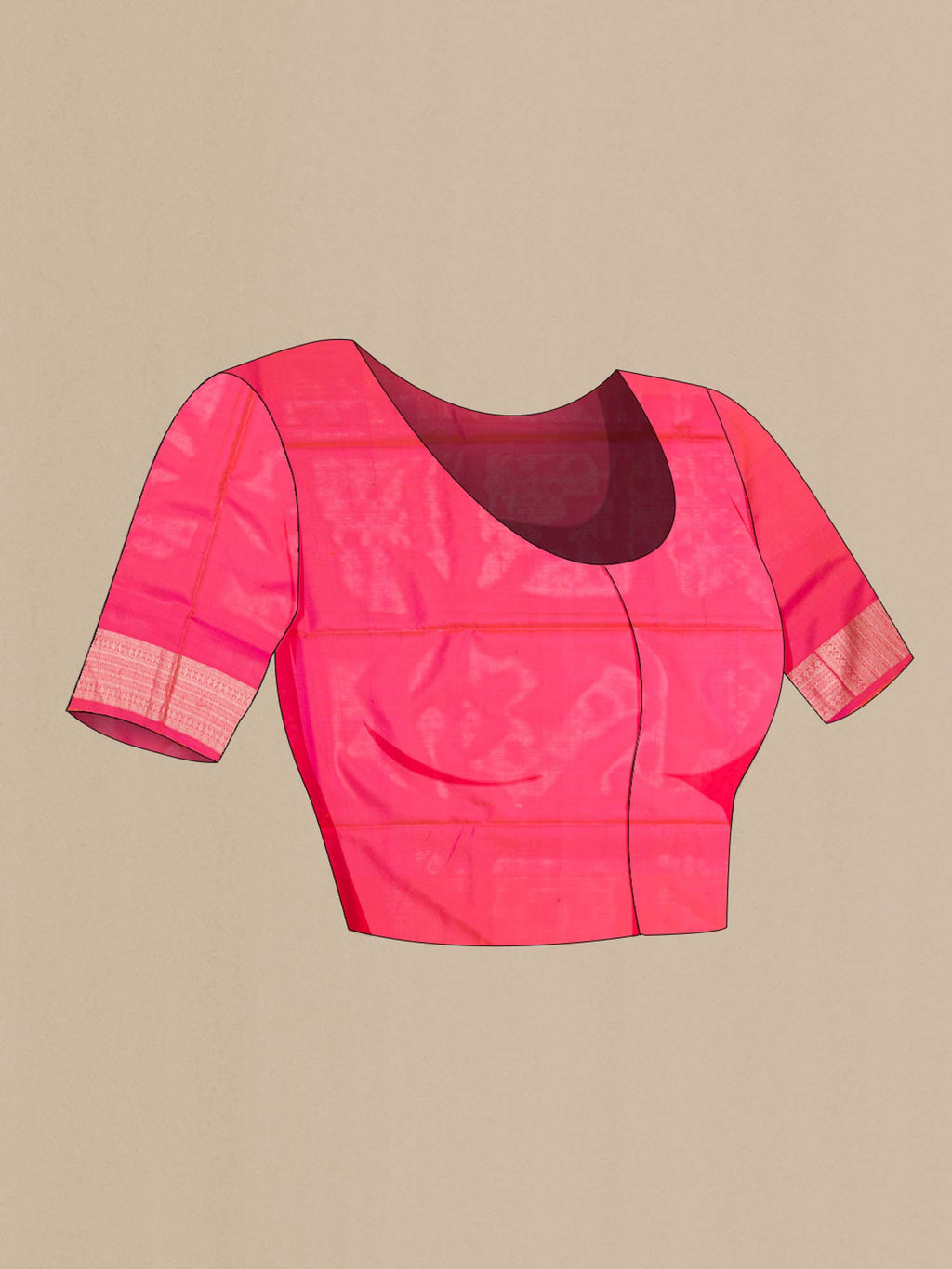 Orange Dual Tone Soft Silk Saree