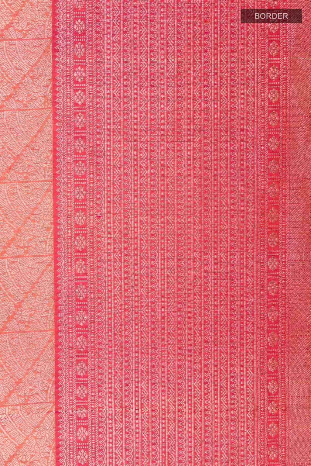 Orange Dual Tone Soft Silk Saree