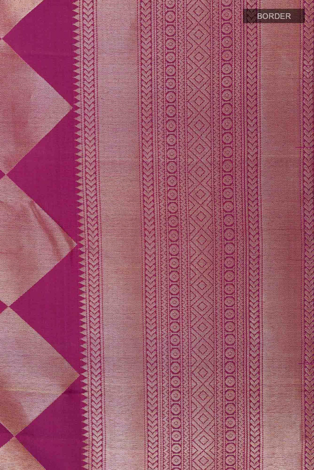 Purple Kanchipuram Silk Saree