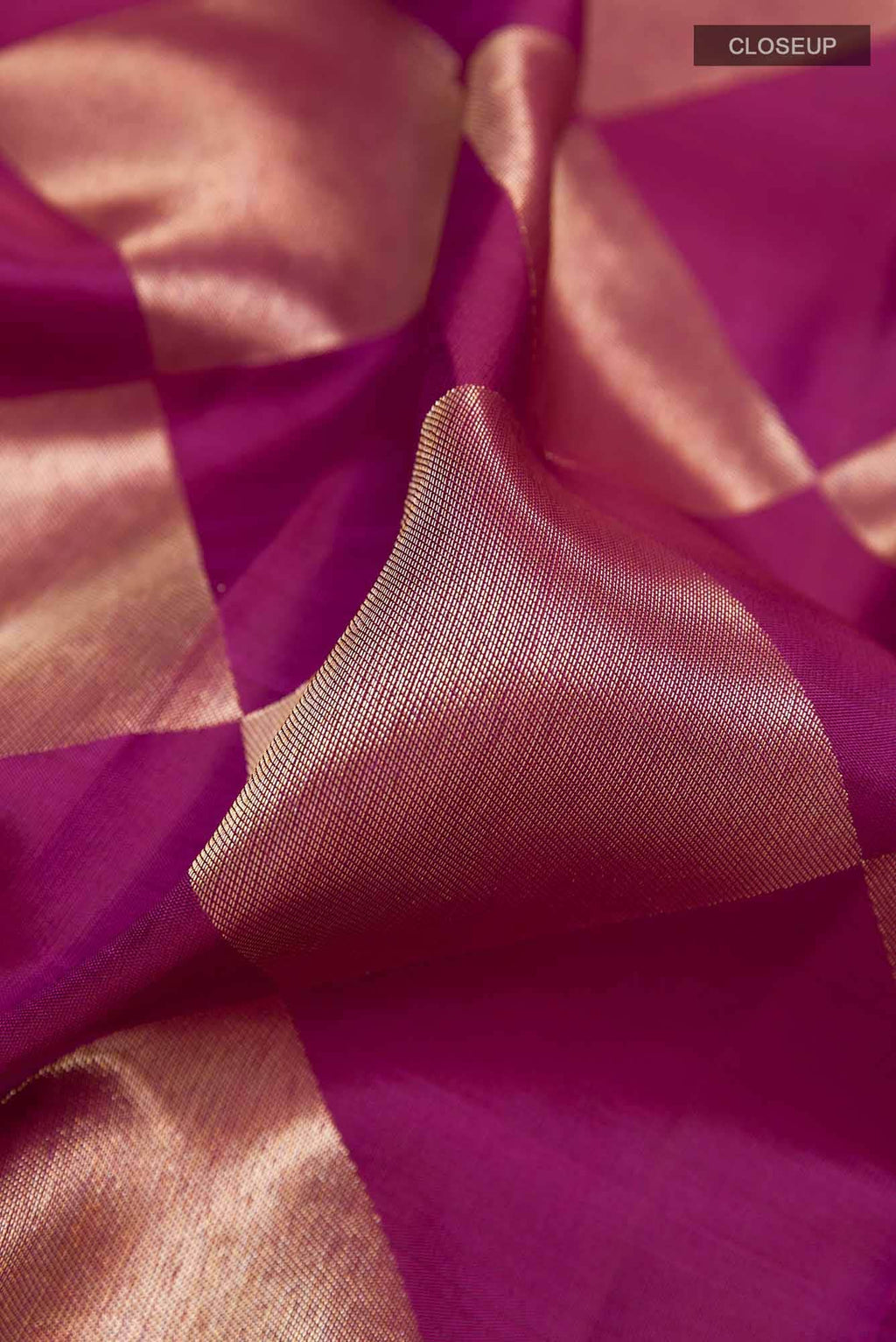 Purple Kanchipuram Silk Saree