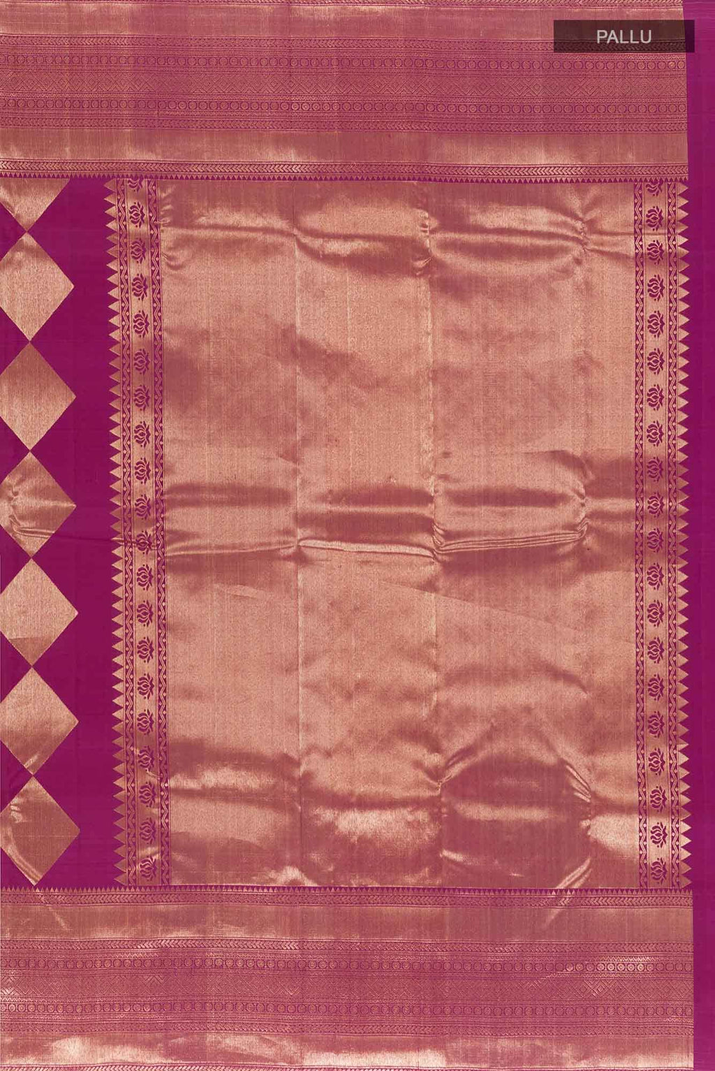 Purple Kanchipuram Silk Saree