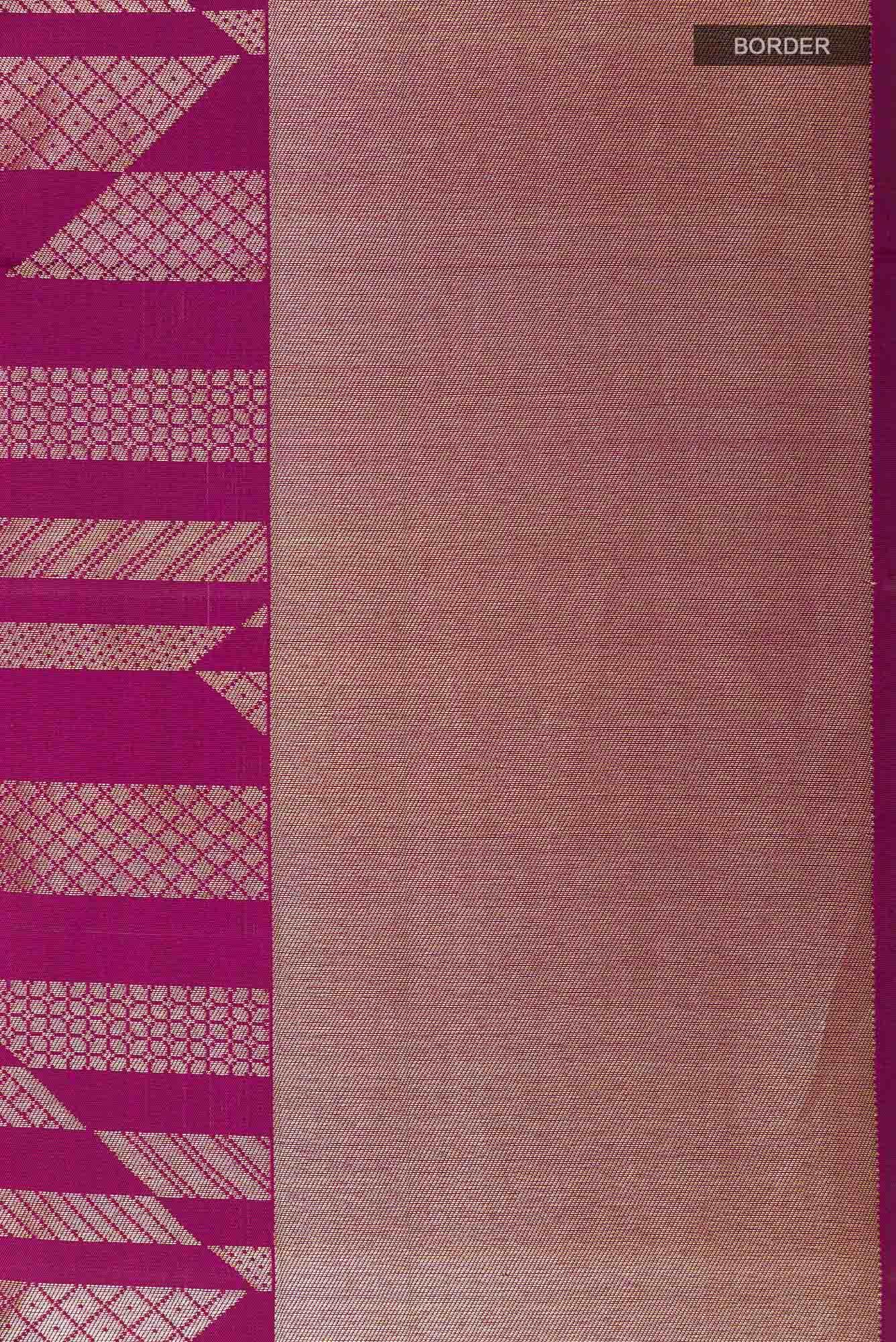 Purple Kanchipuram Silk Saree