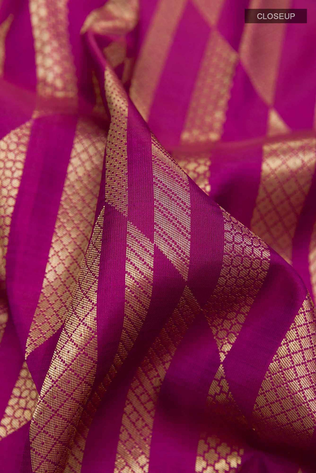 Purple Kanchipuram Silk Saree