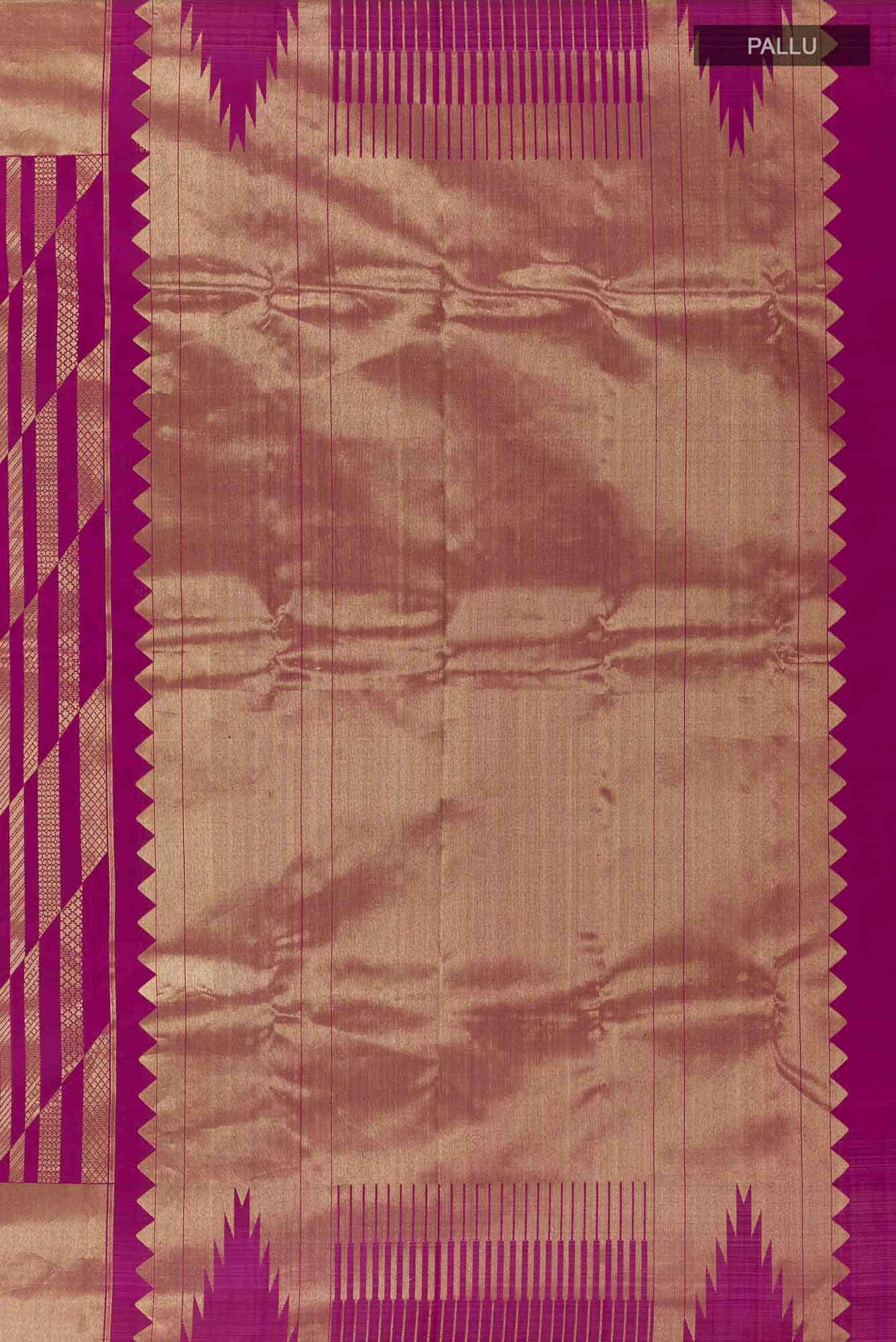 Purple Kanchipuram Silk Saree
