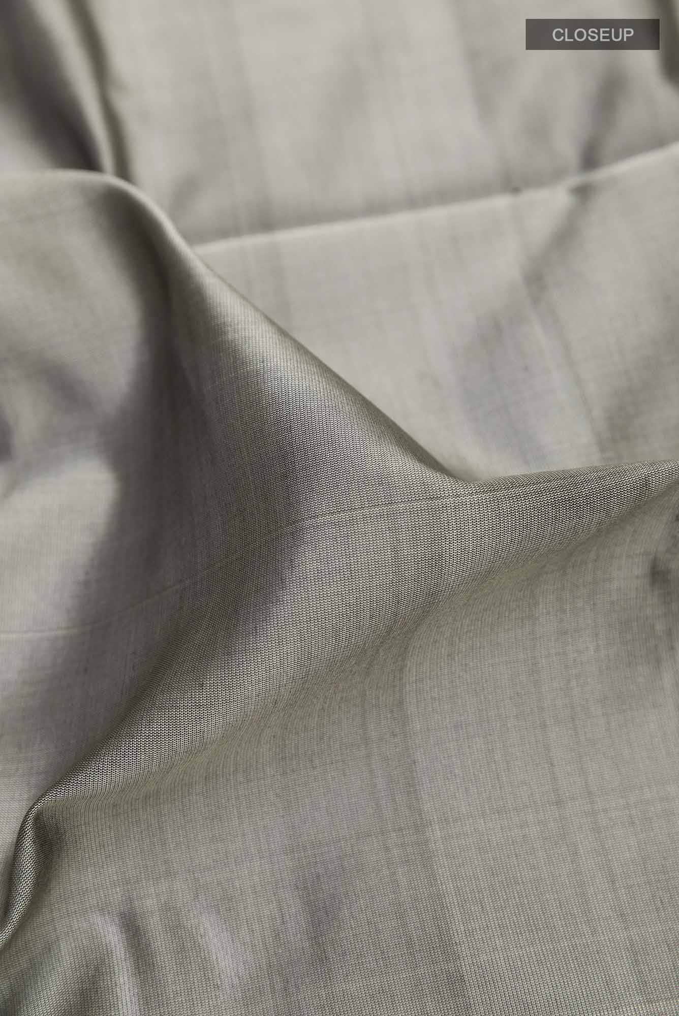 Grey Soft Silk Saree