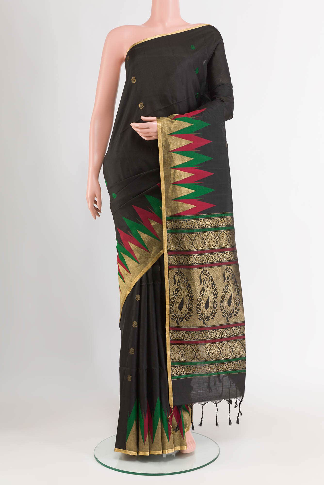 Black Soft Silk Saree
