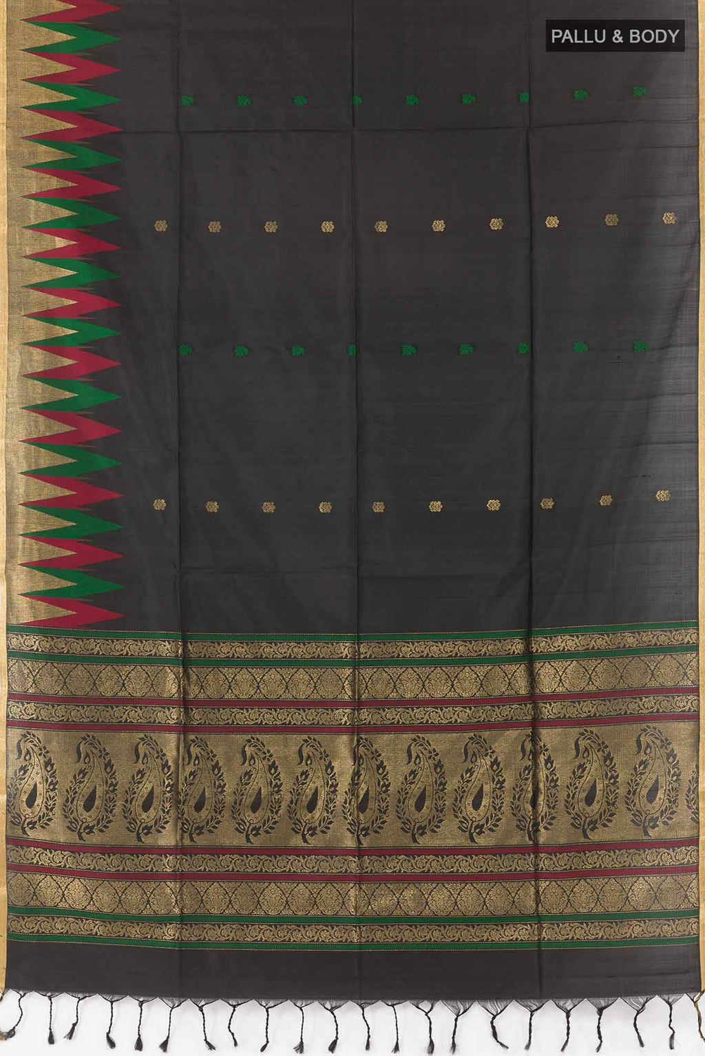 Black Soft Silk Saree