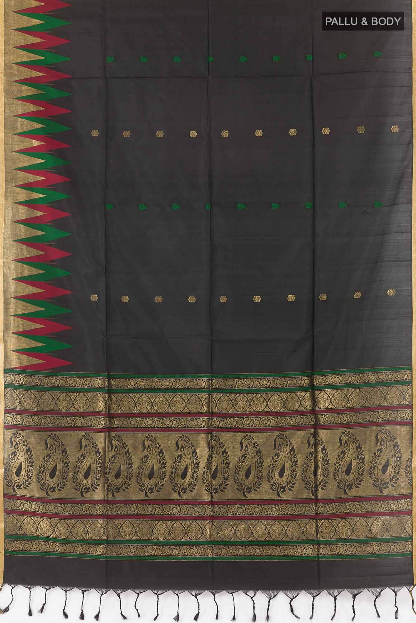 Black Soft Silk Saree