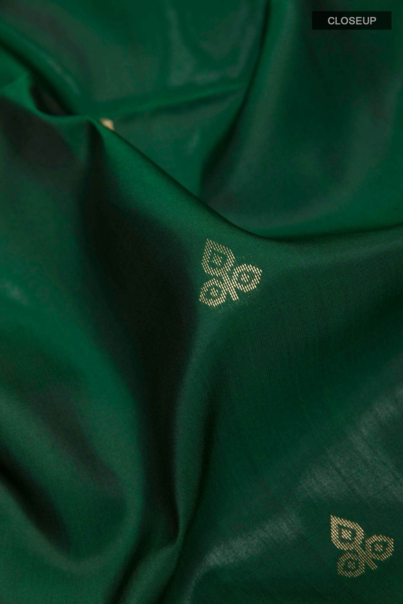 Bottle Green Soft Silk Saree