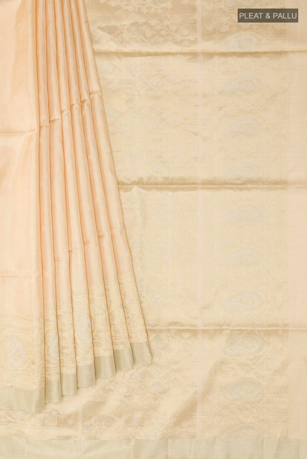 Beige Soft Silk Saree