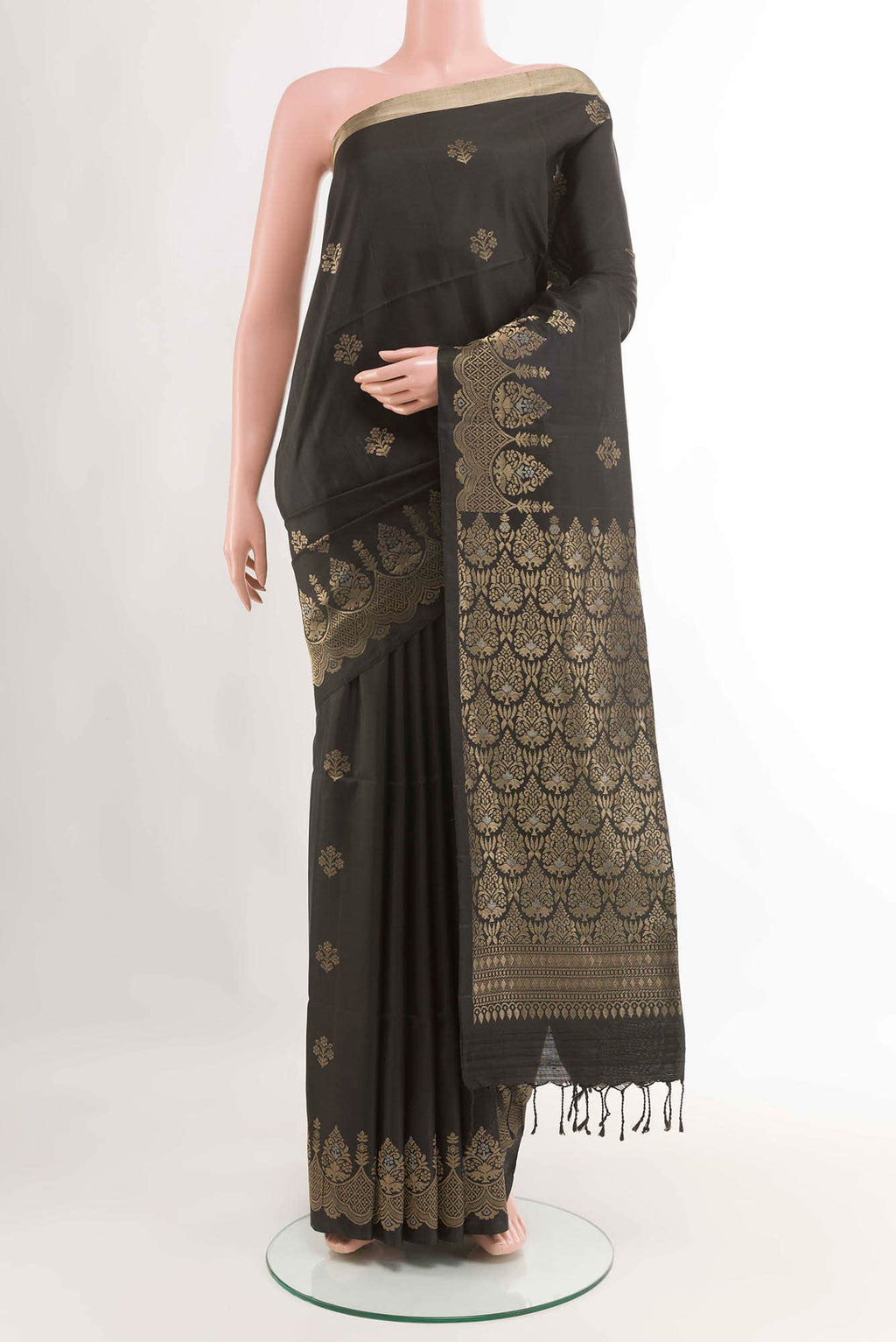 Black Soft Silk Saree