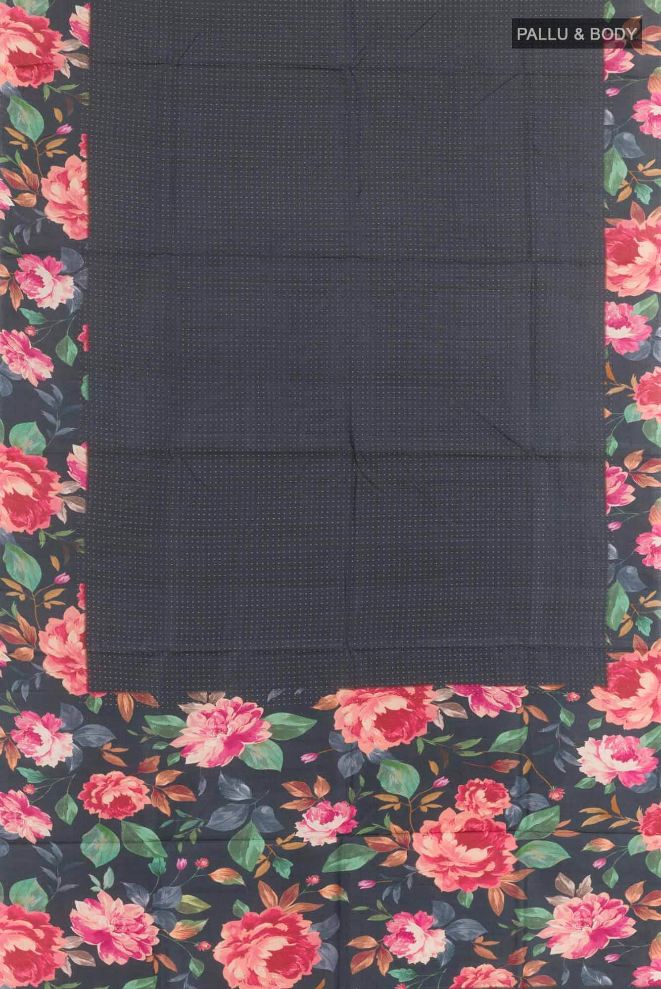 Grey Tussar Saree