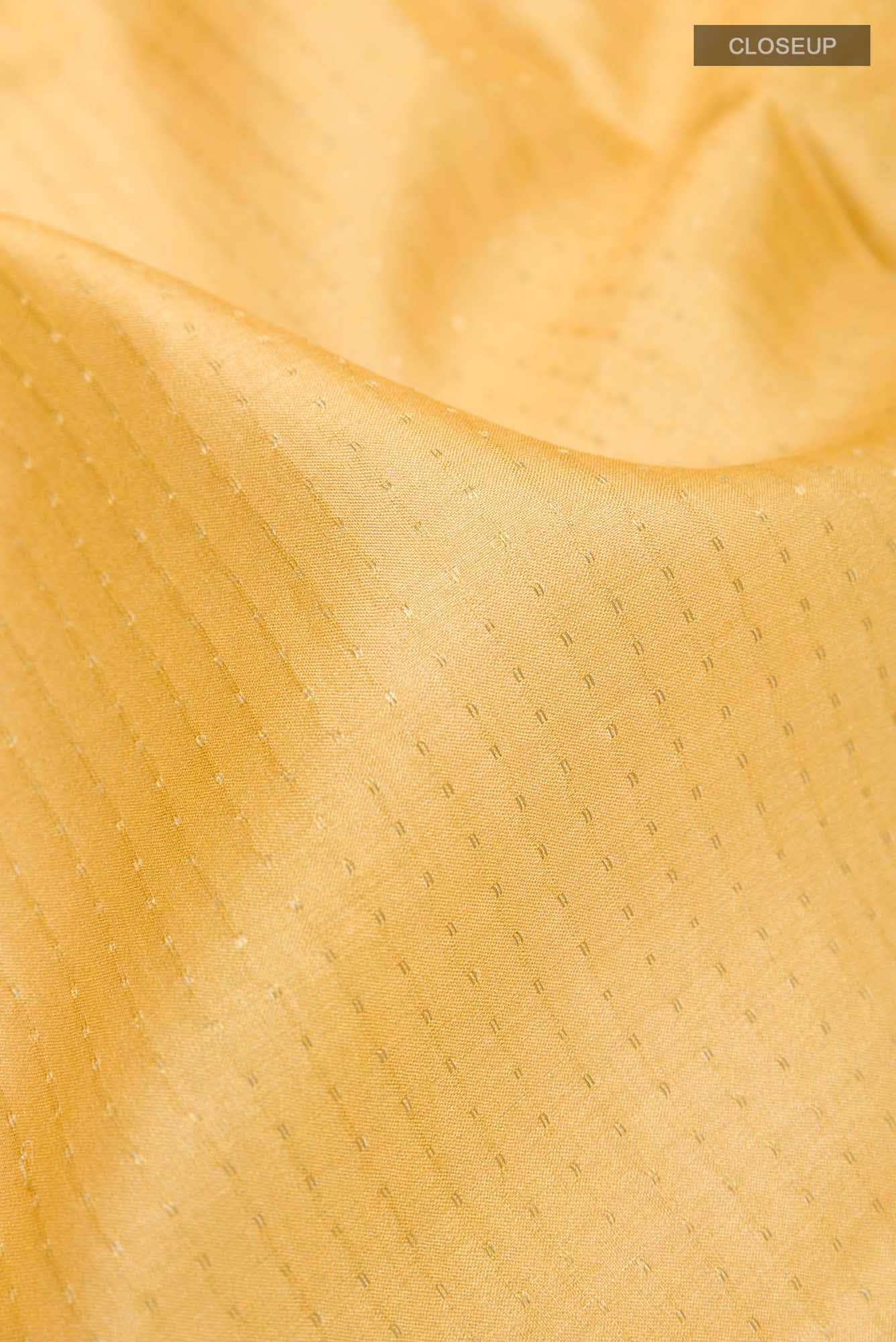 Mustard Tussar Saree