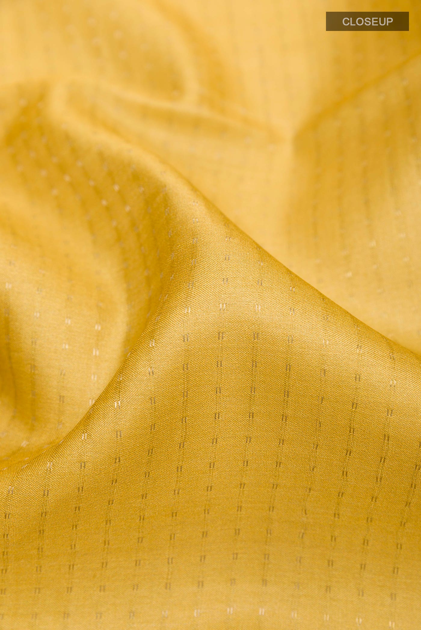 Mustard Tussar Silk Saree