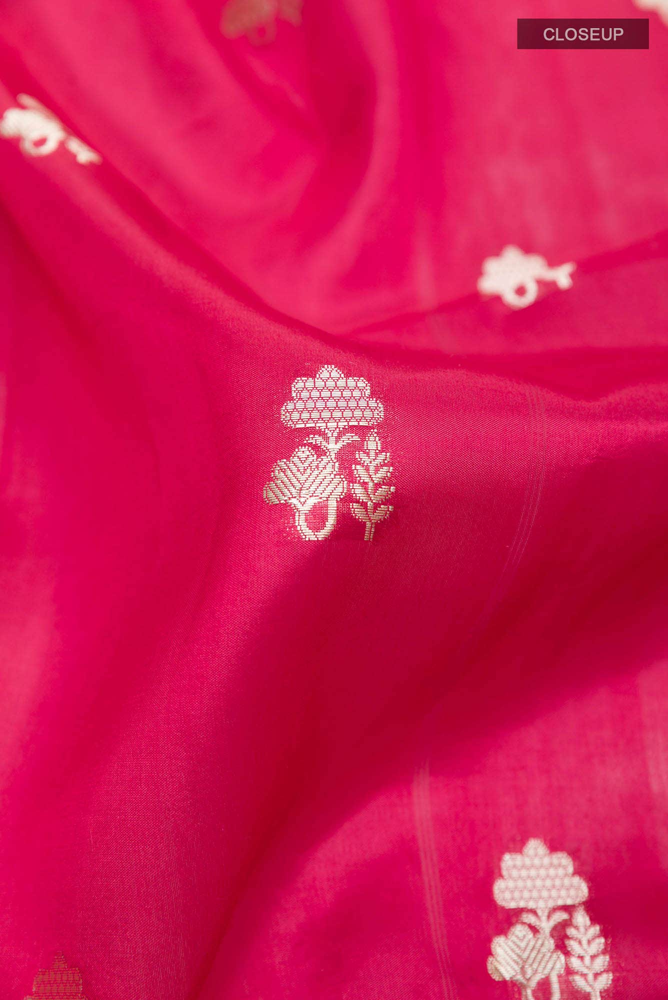 Pink Tussar Saree