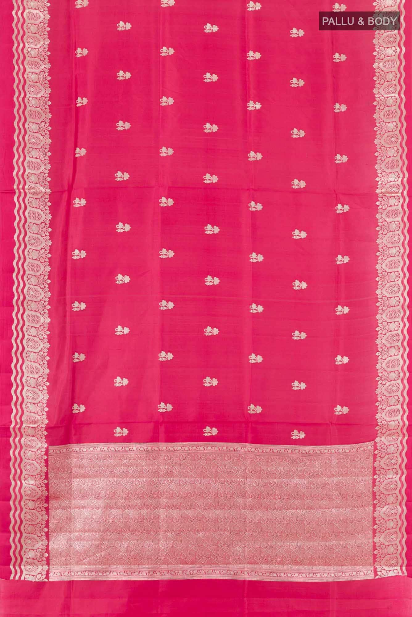 Pink Tussar Saree
