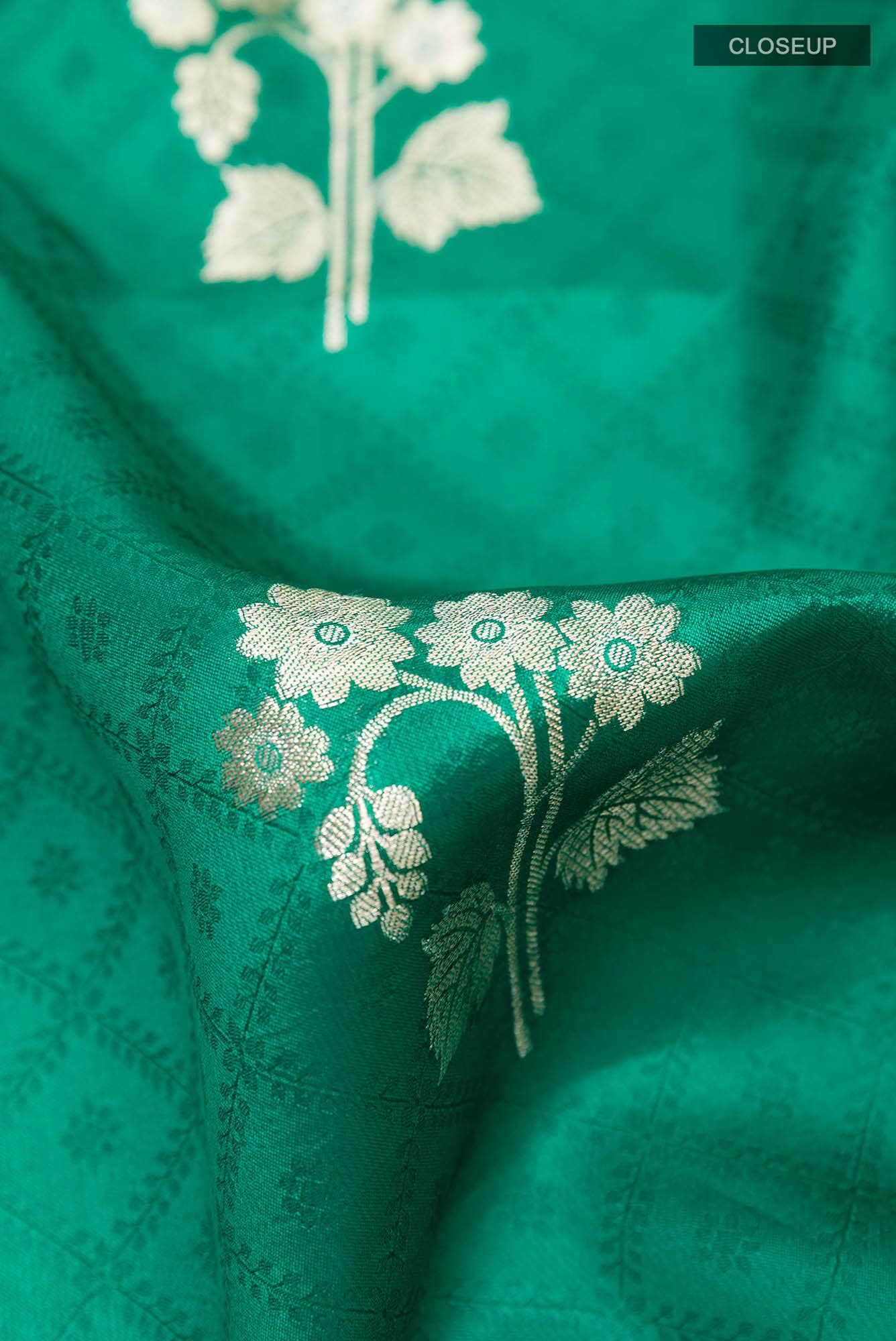 Green Banarasi Saree