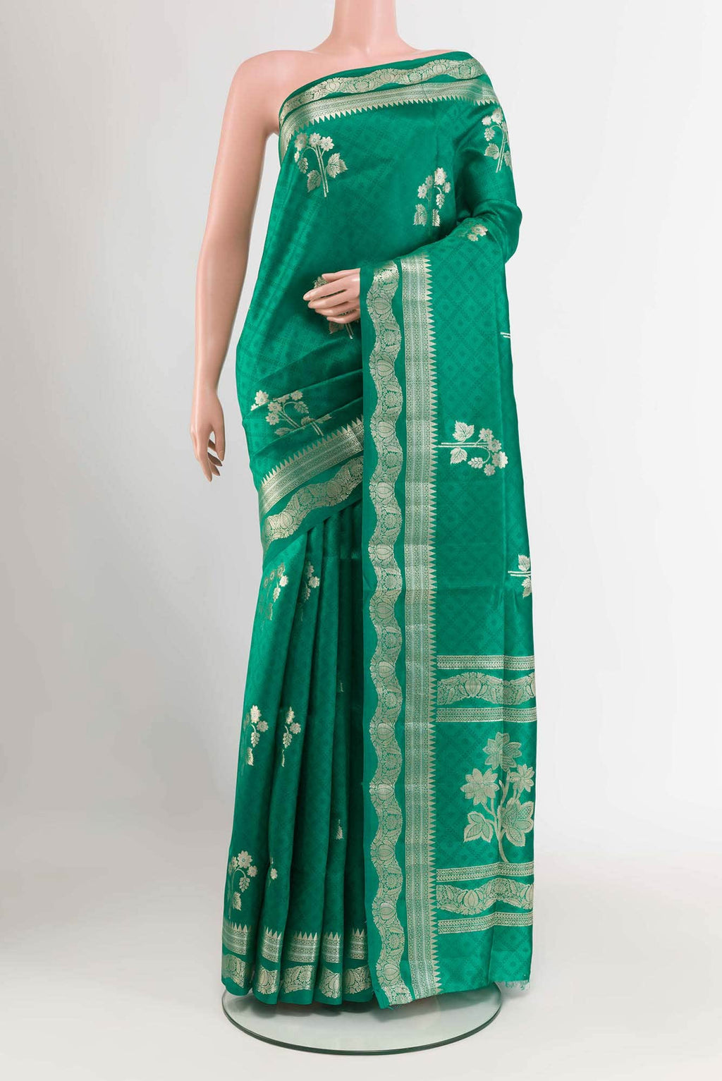Green Banarasi Saree