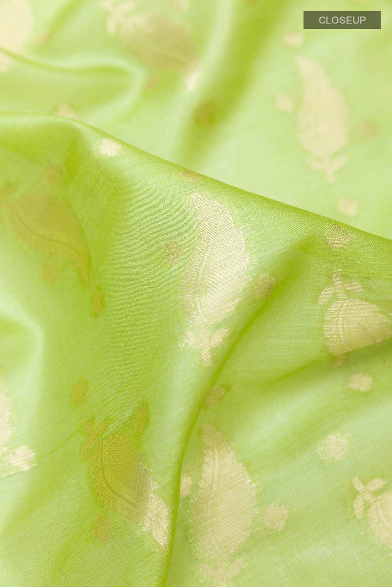 Light Green Tussar Saree