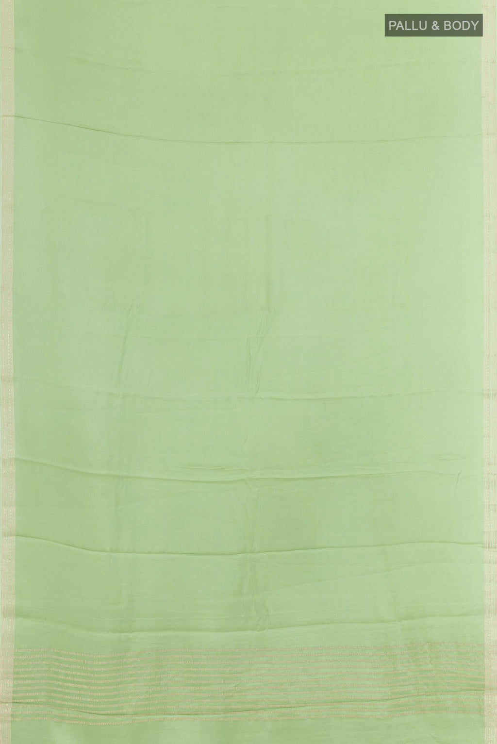Mint Green Satin Silk Saree