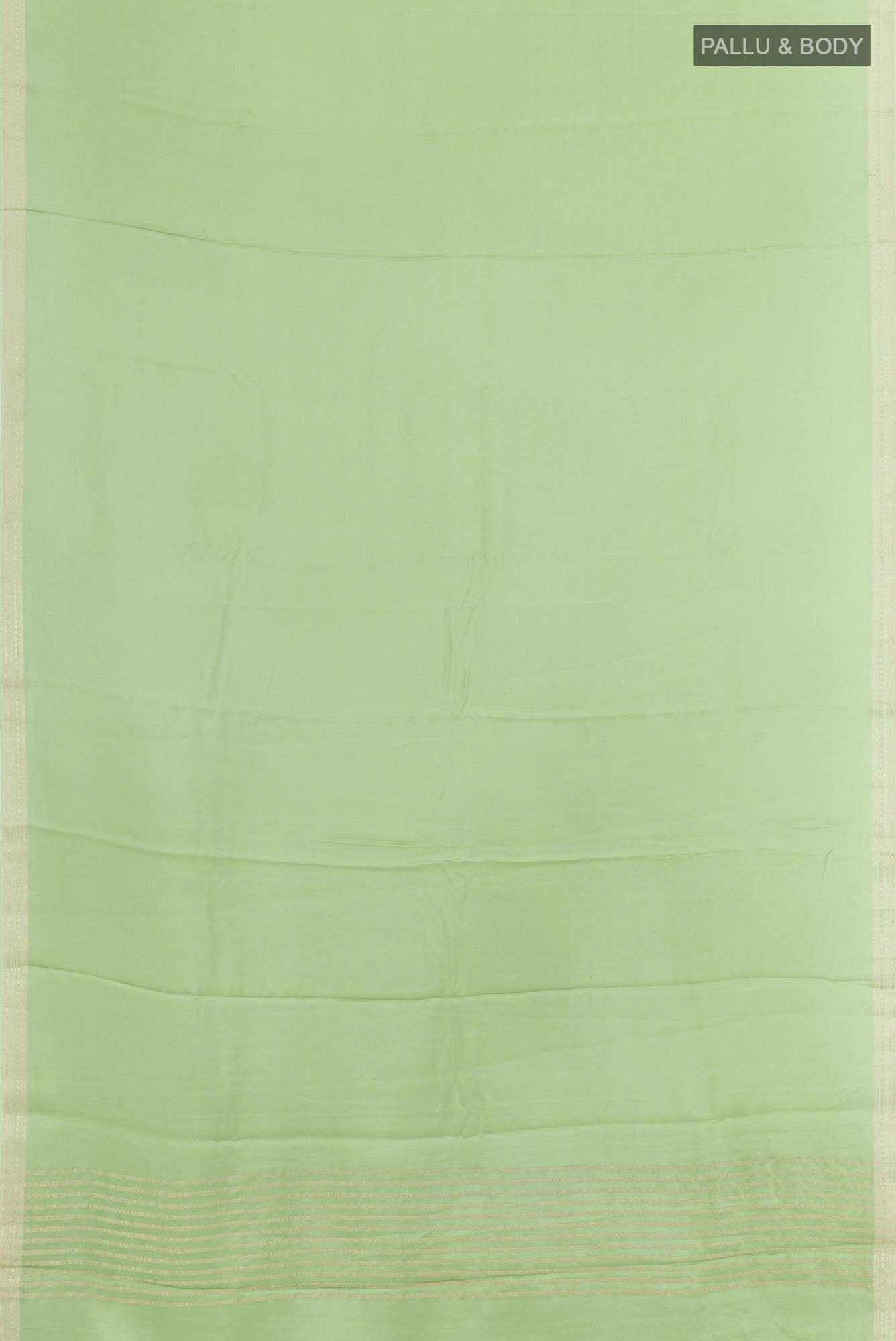 Mint Green Satin Silk Saree