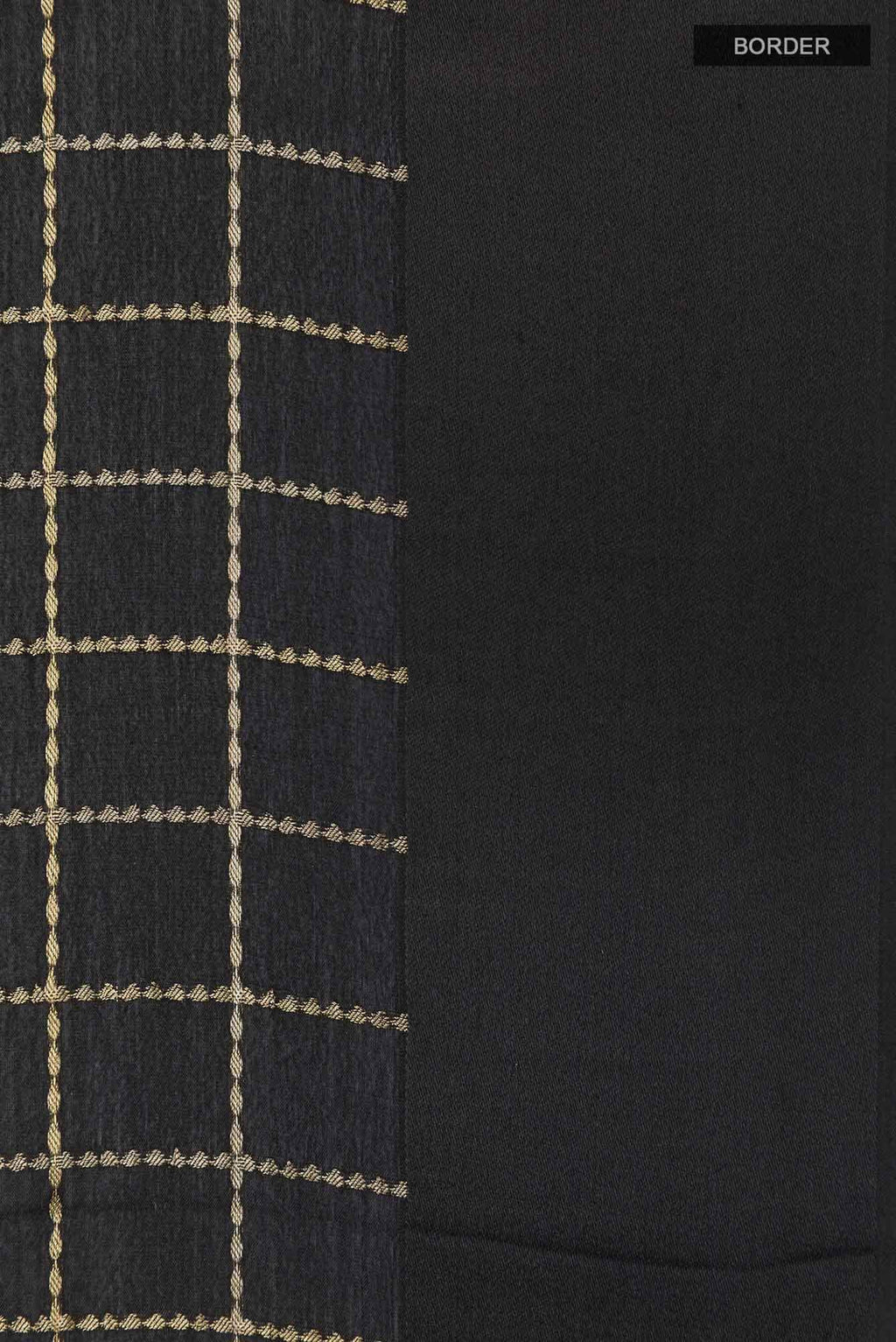 Black Crepe Saree