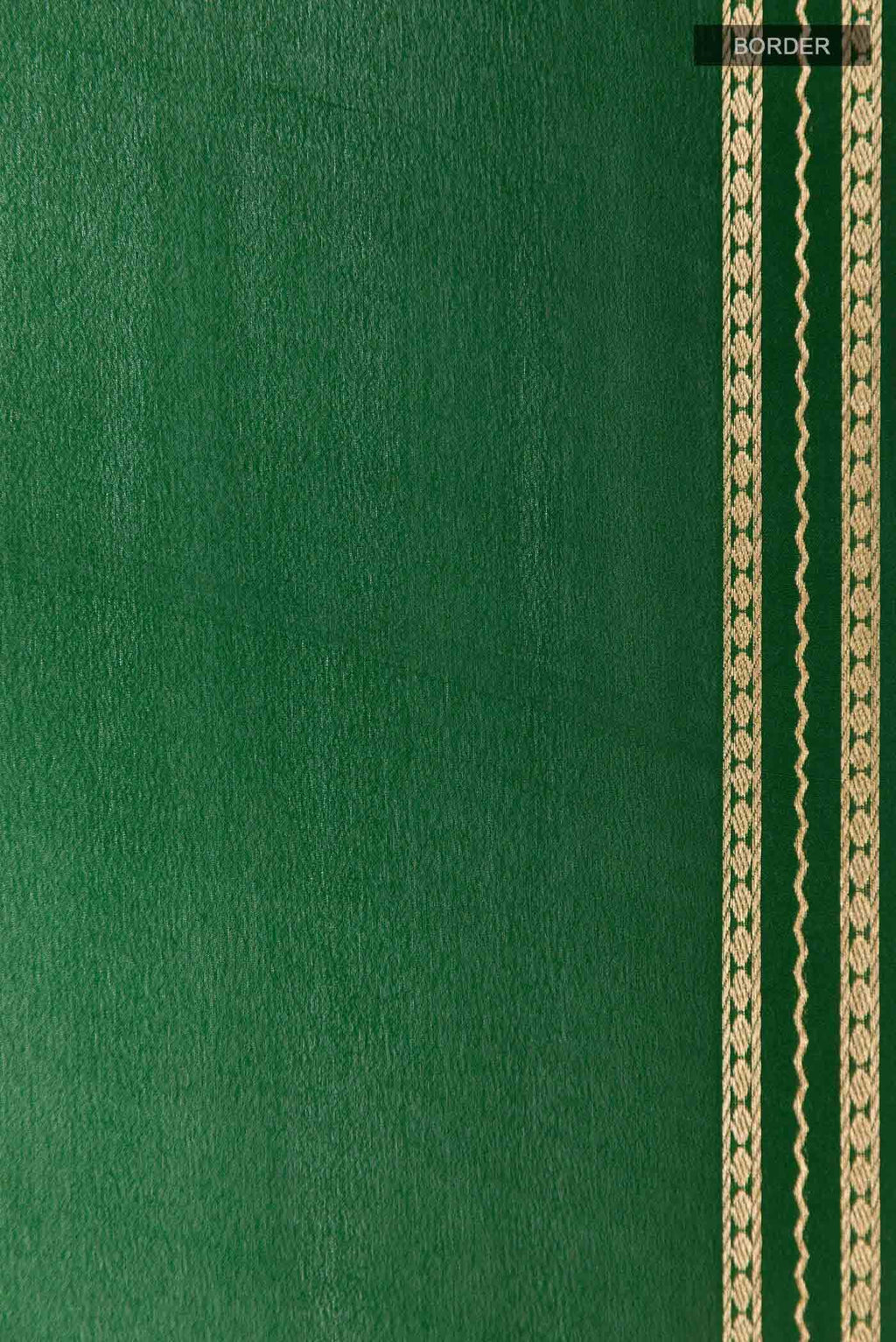 Green Mysore Crepe Saree