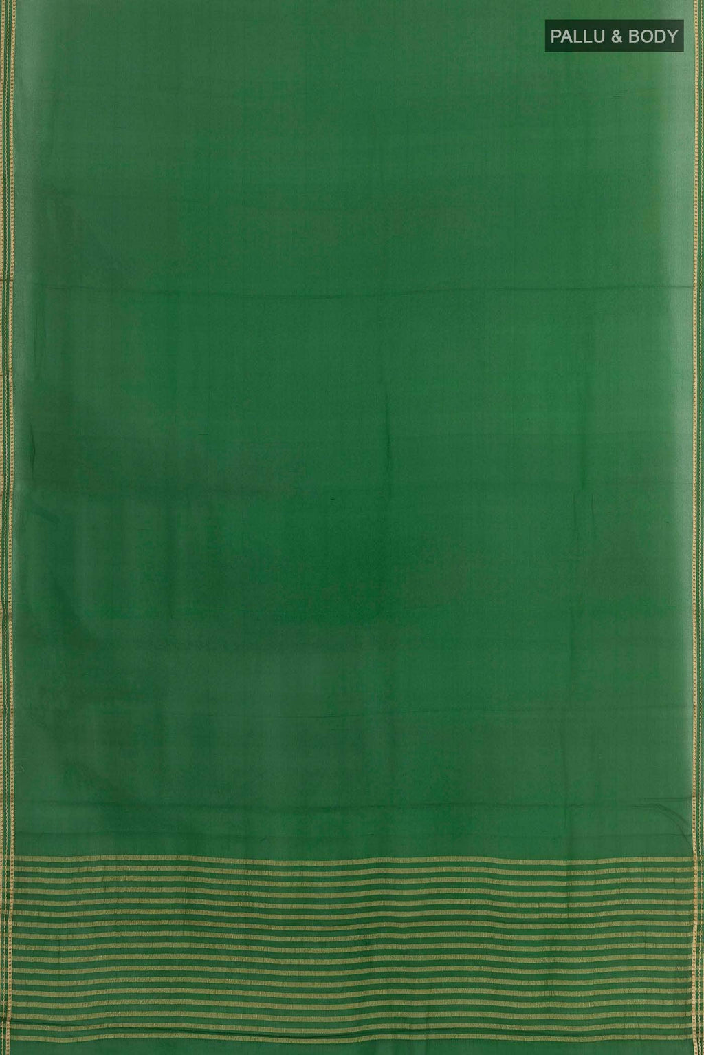 Green Mysore Crepe Saree