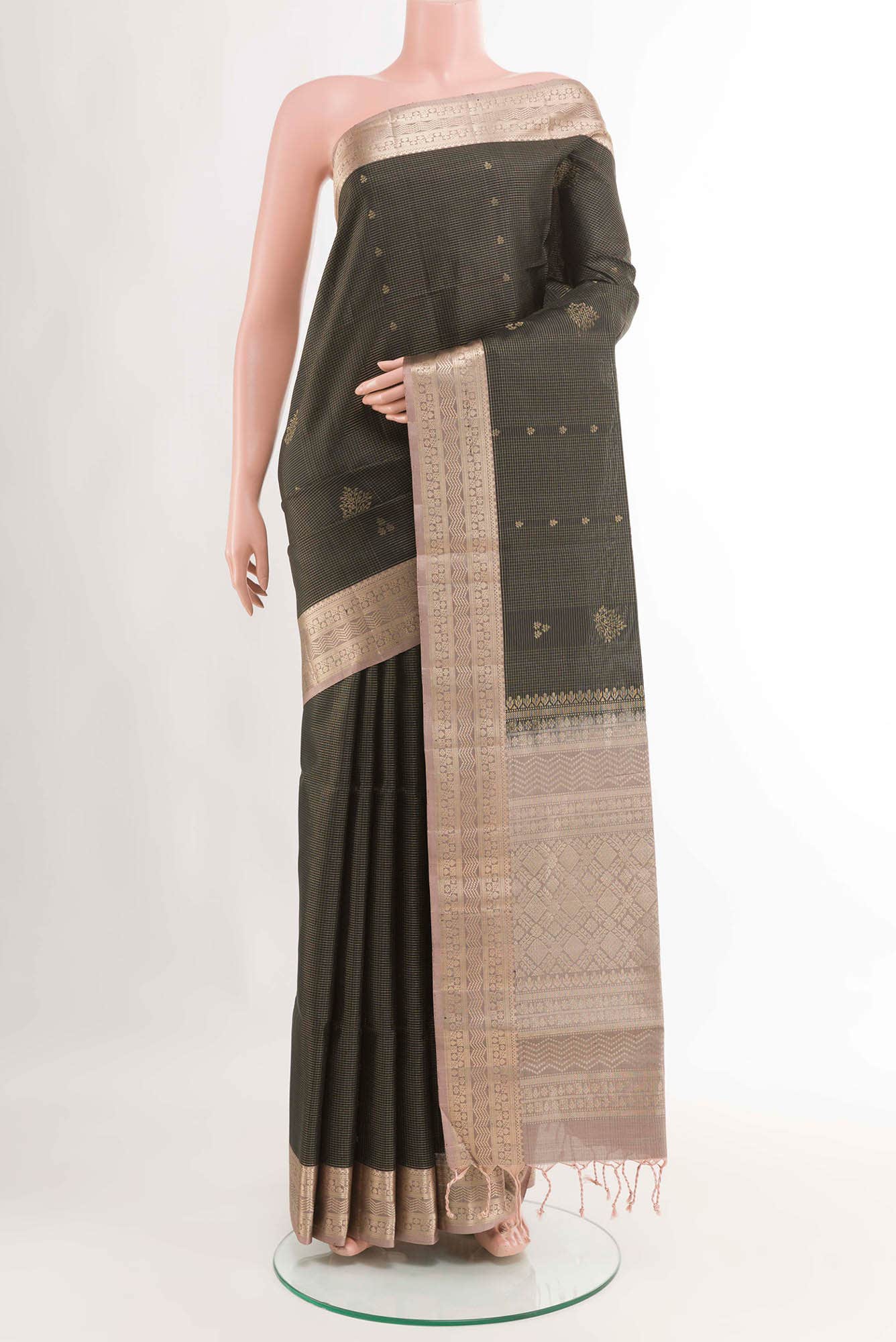 Black Soft Silk Saree