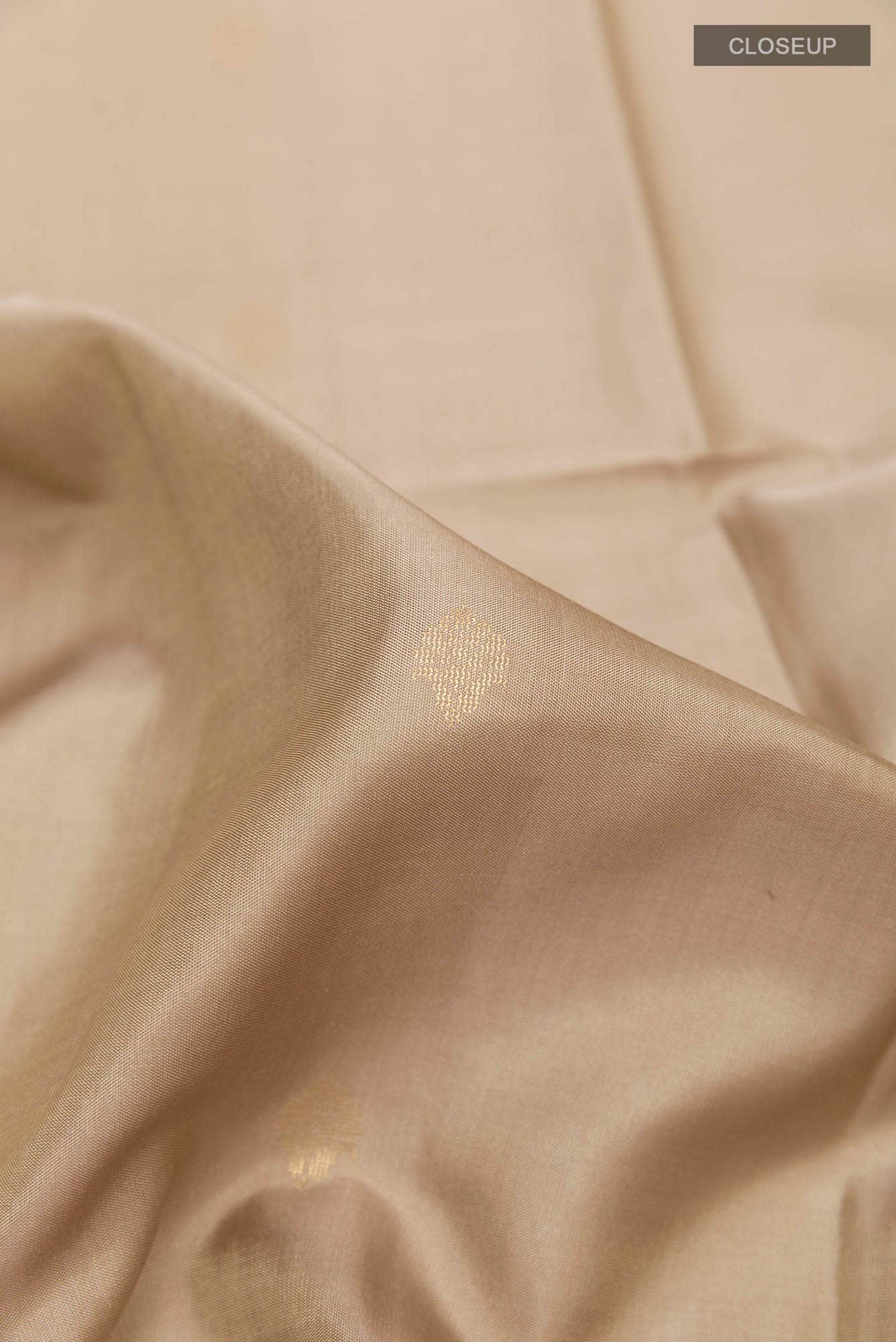 Dark Beige Soft Silk Saree