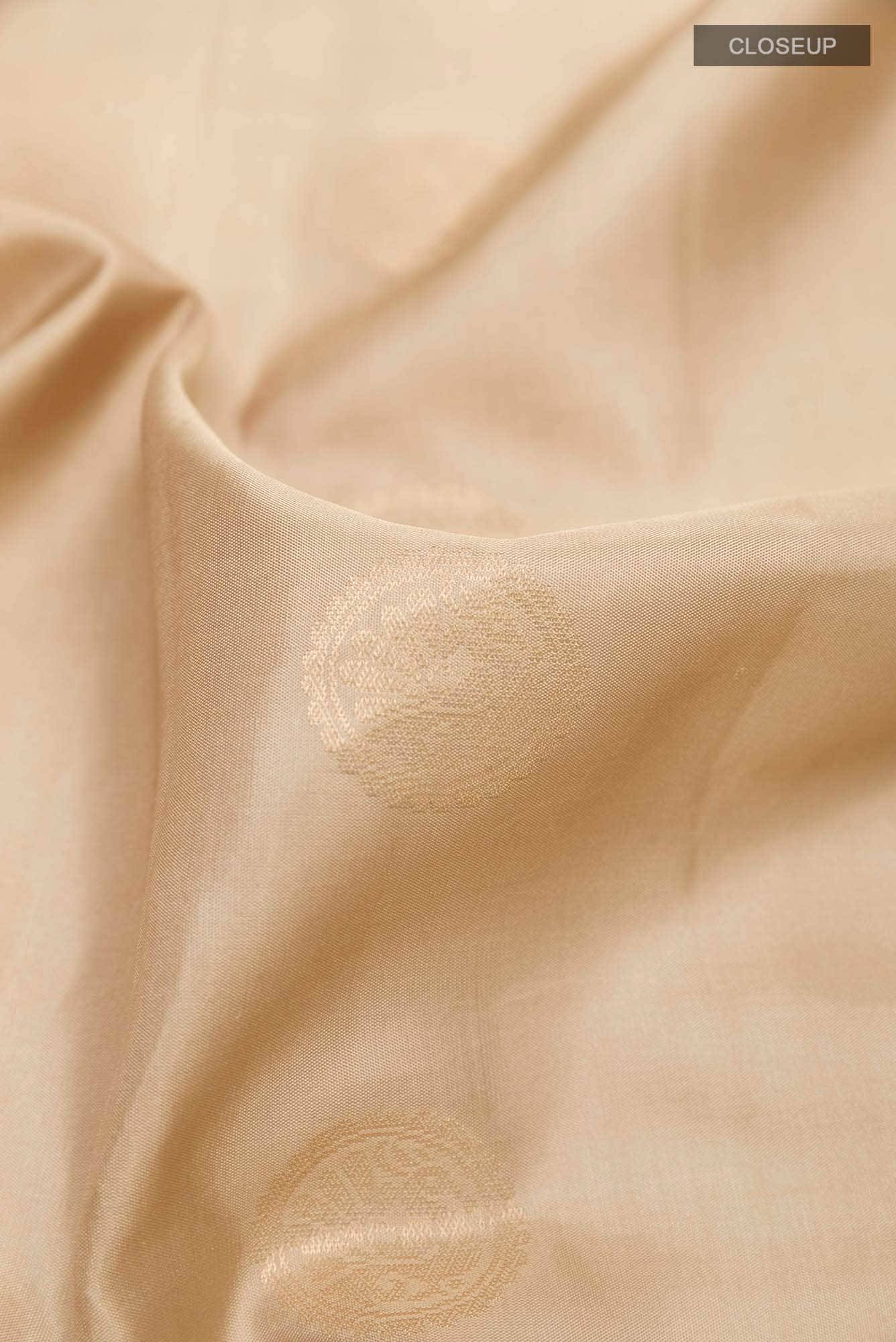 Beige Soft Silk Saree