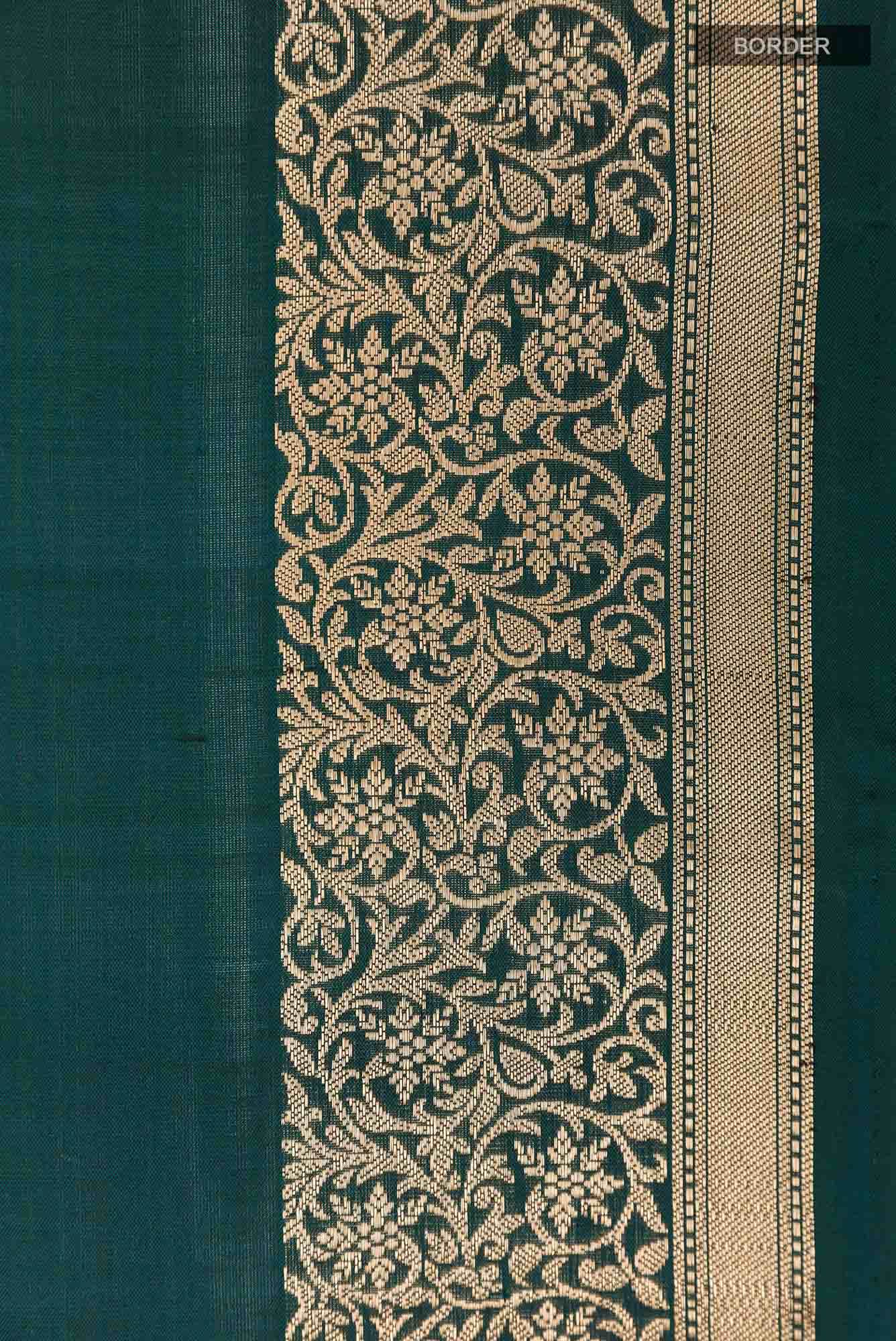 Blue Dual Tone Soft Silk Saree