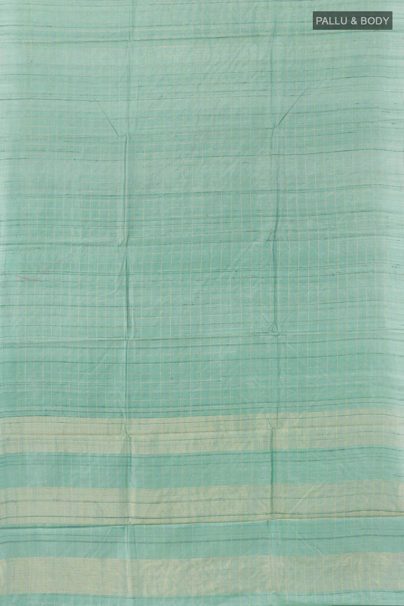 Olive Green Tussar Saree