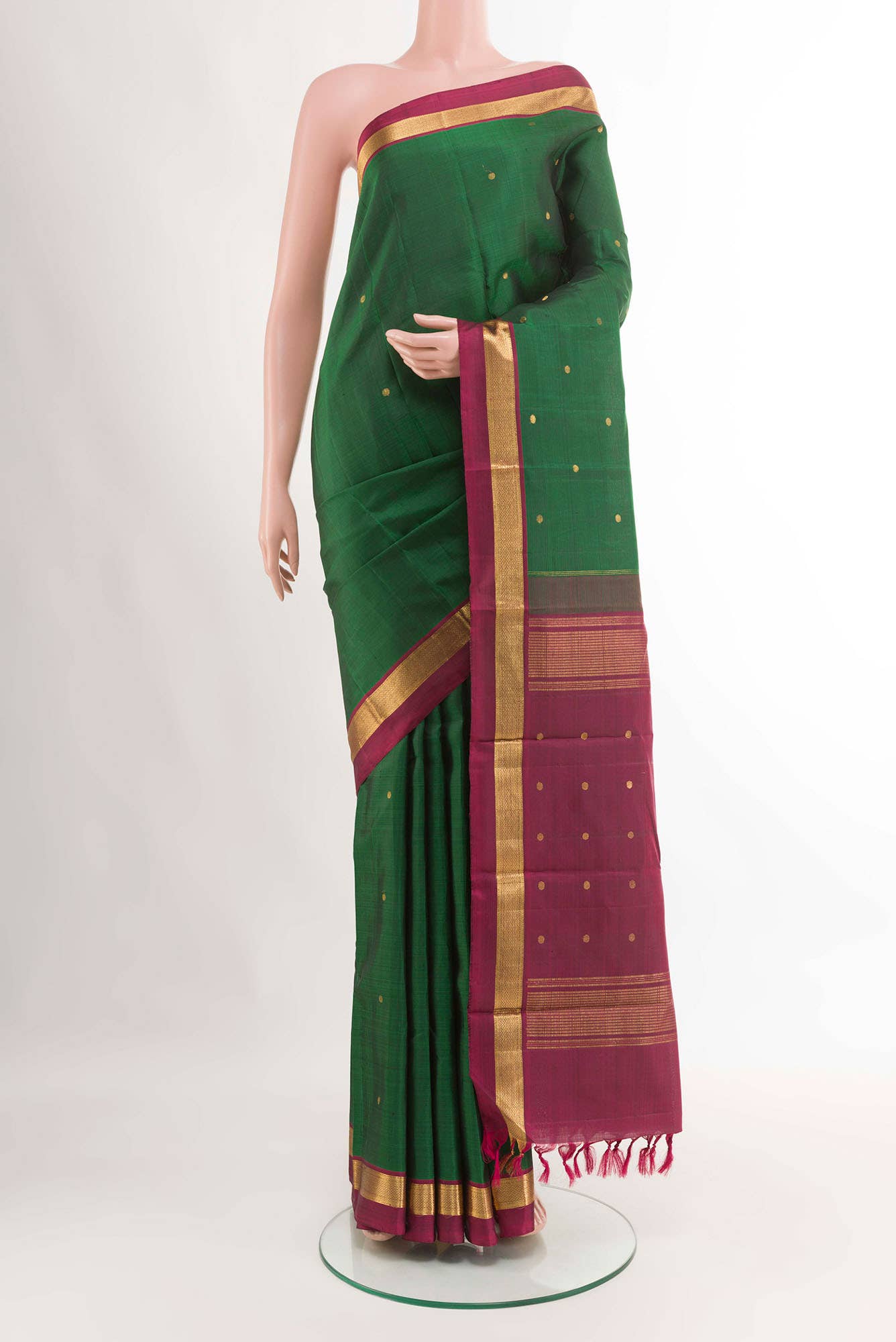 Green Kanchipuram Silk Saree