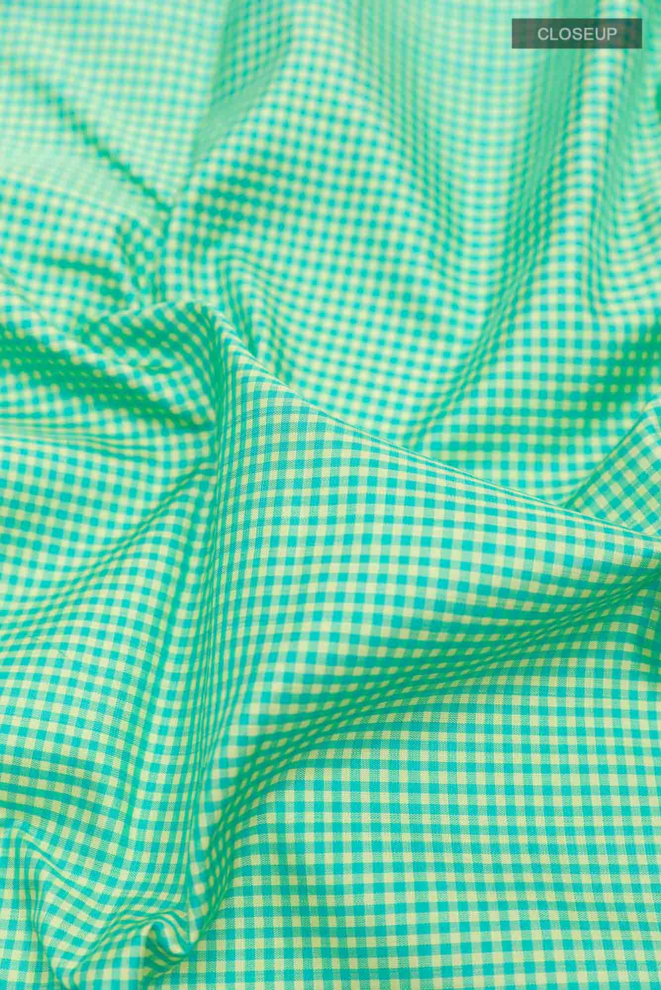Sea Green Kanchipuram Saree