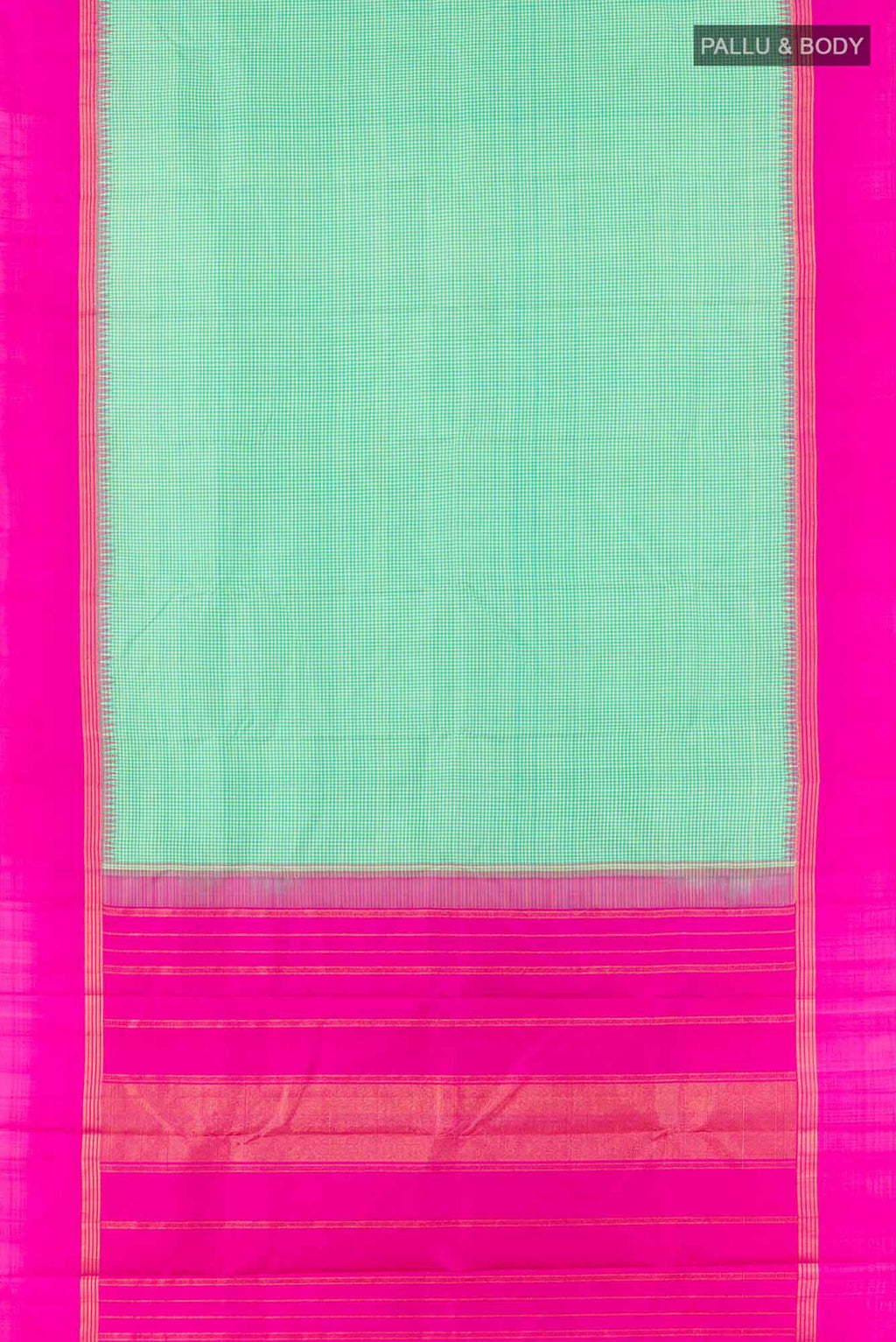Sea Green Kanchipuram Saree