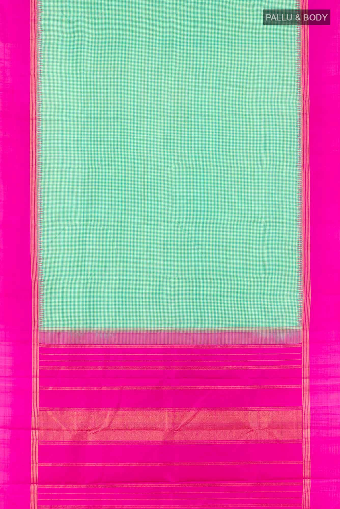 Sea Green Kanchipuram Saree